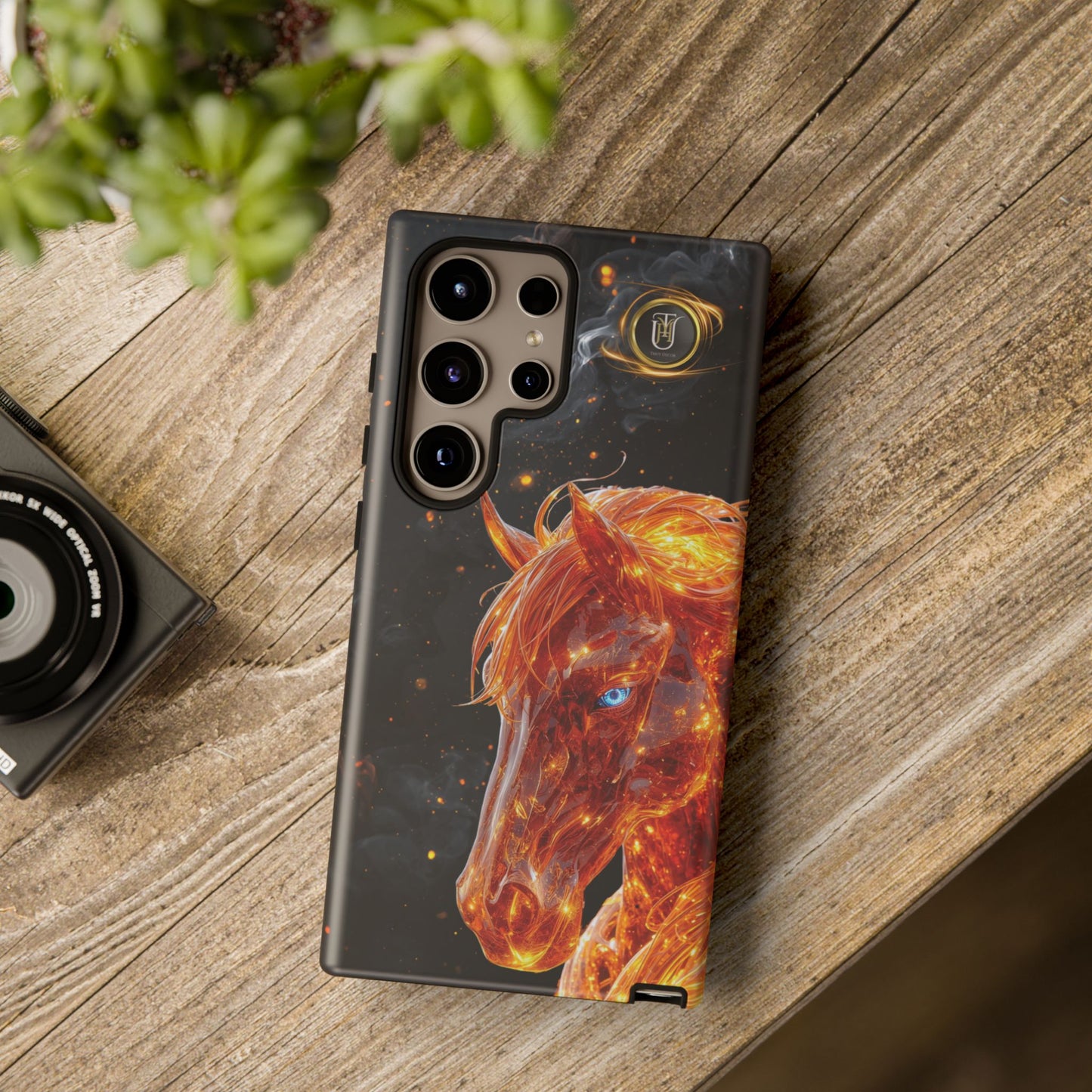 Lunar Horse 2026 Phone Case — Fiery Lucky Charm