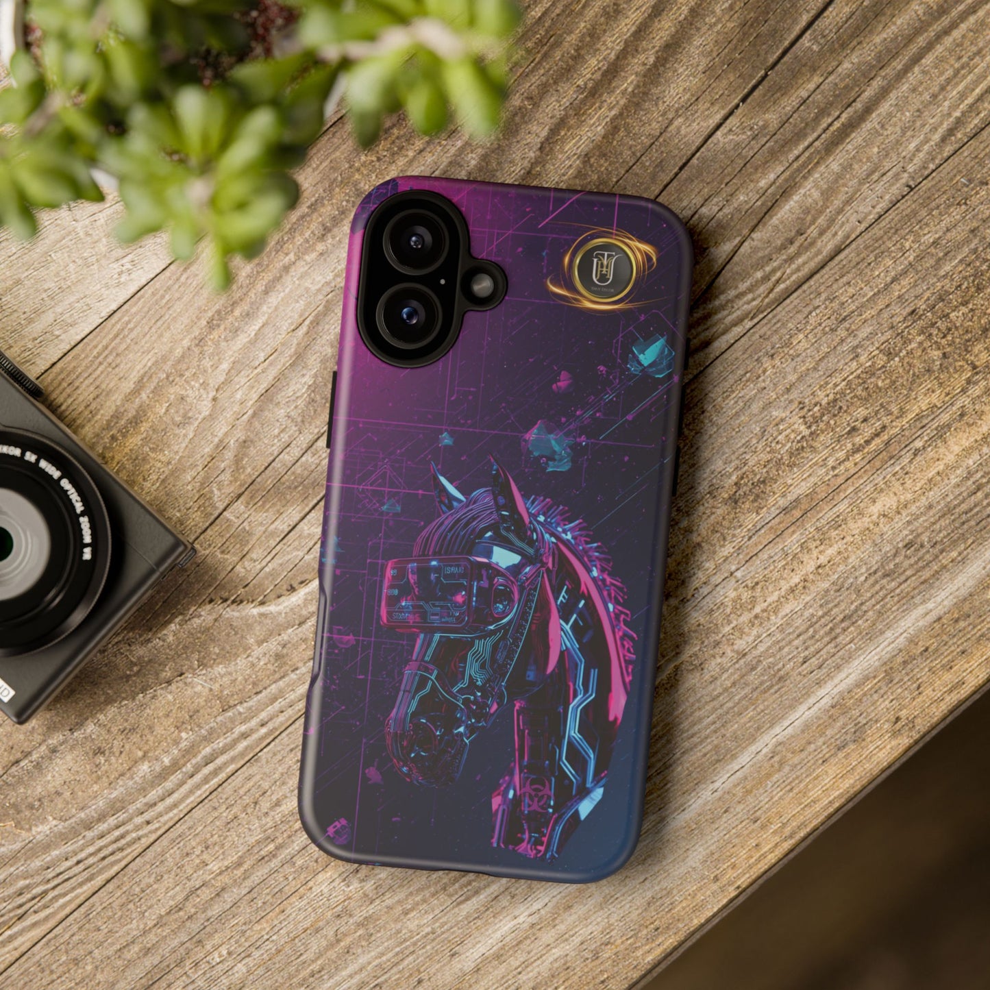 Cyber Lunar Horse Tough Case — Quantum P Phone Cover