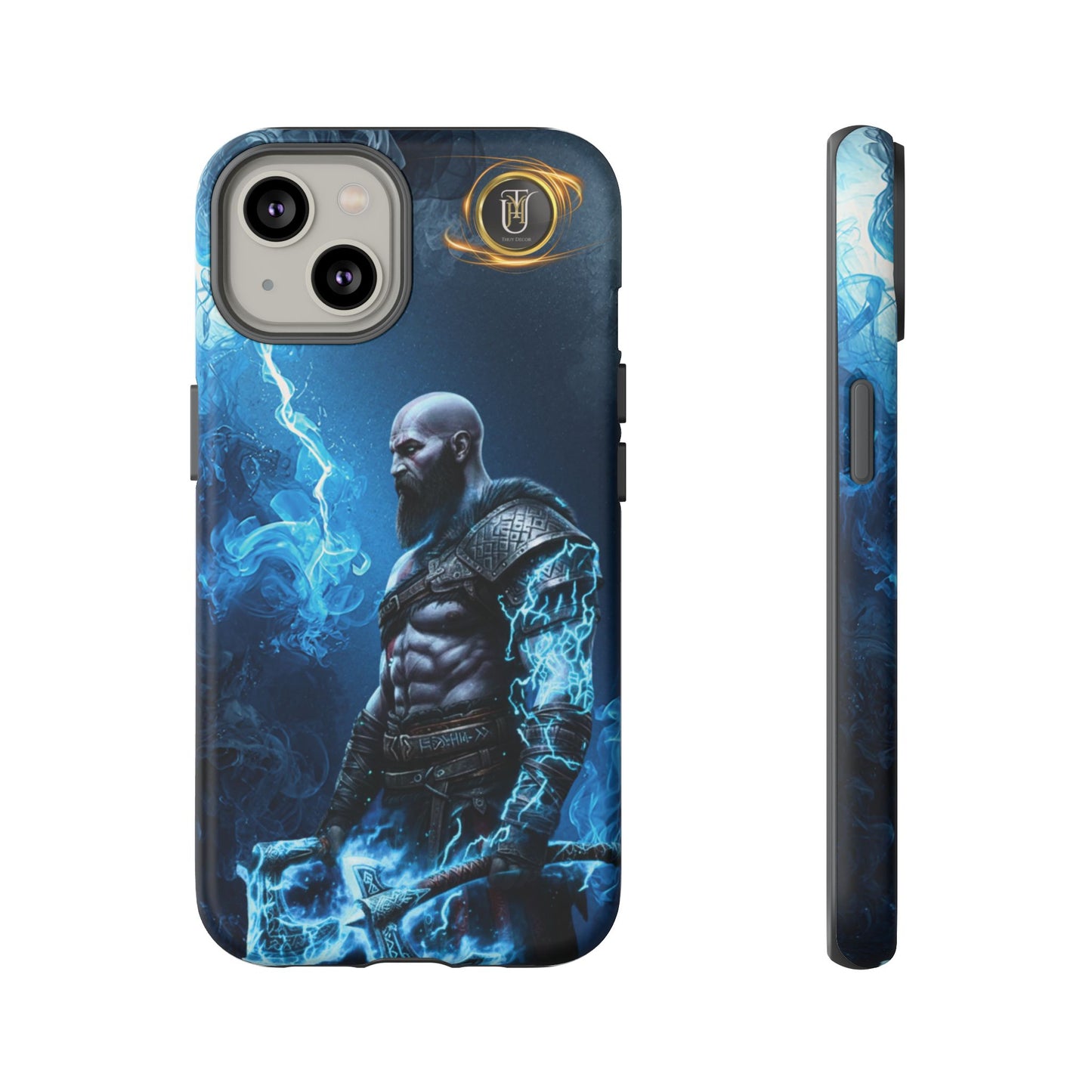 Norse Warrior Phone Case — Viking Shield & Helmet Tough Cover