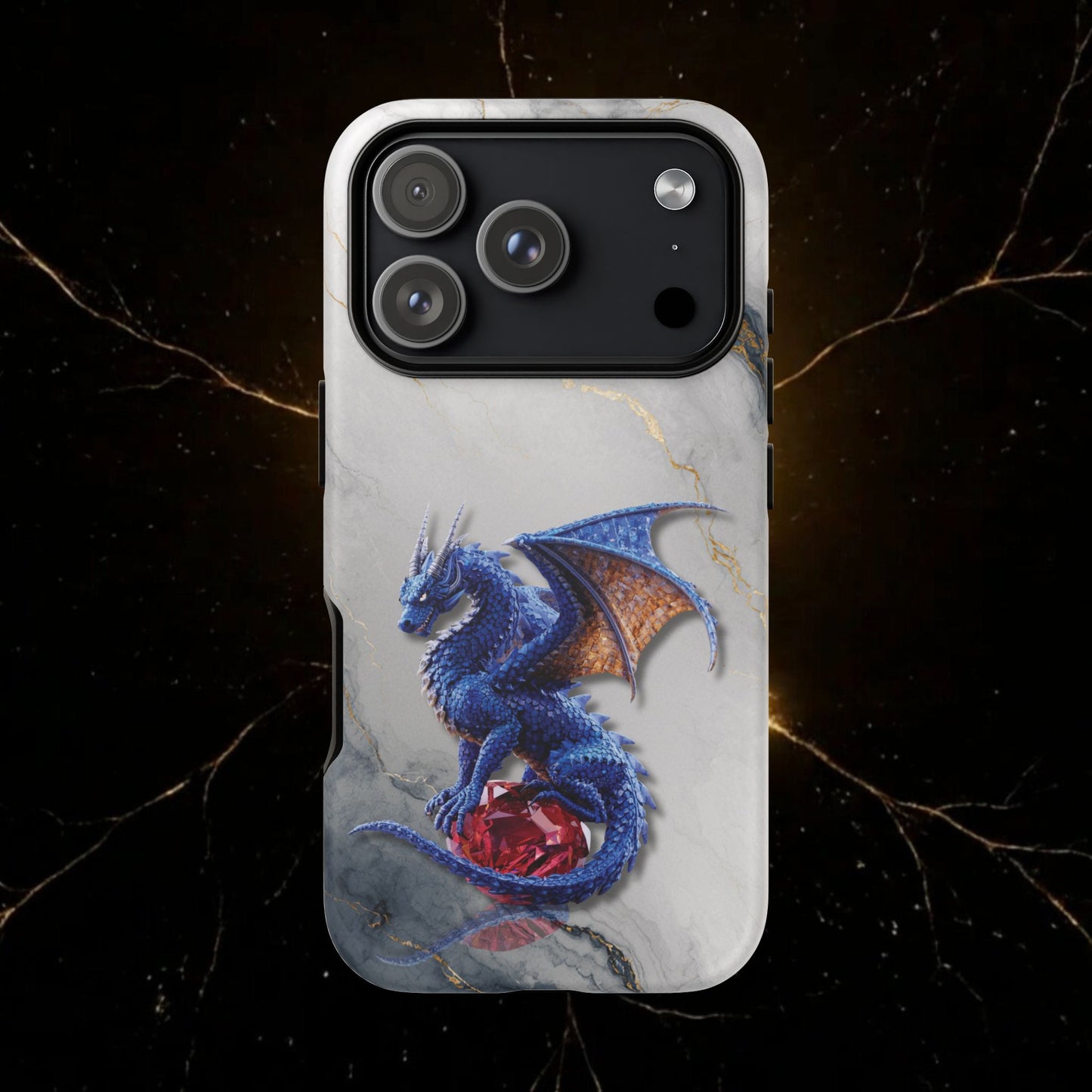 Lapis Dragon Gem Guardian Phone Case