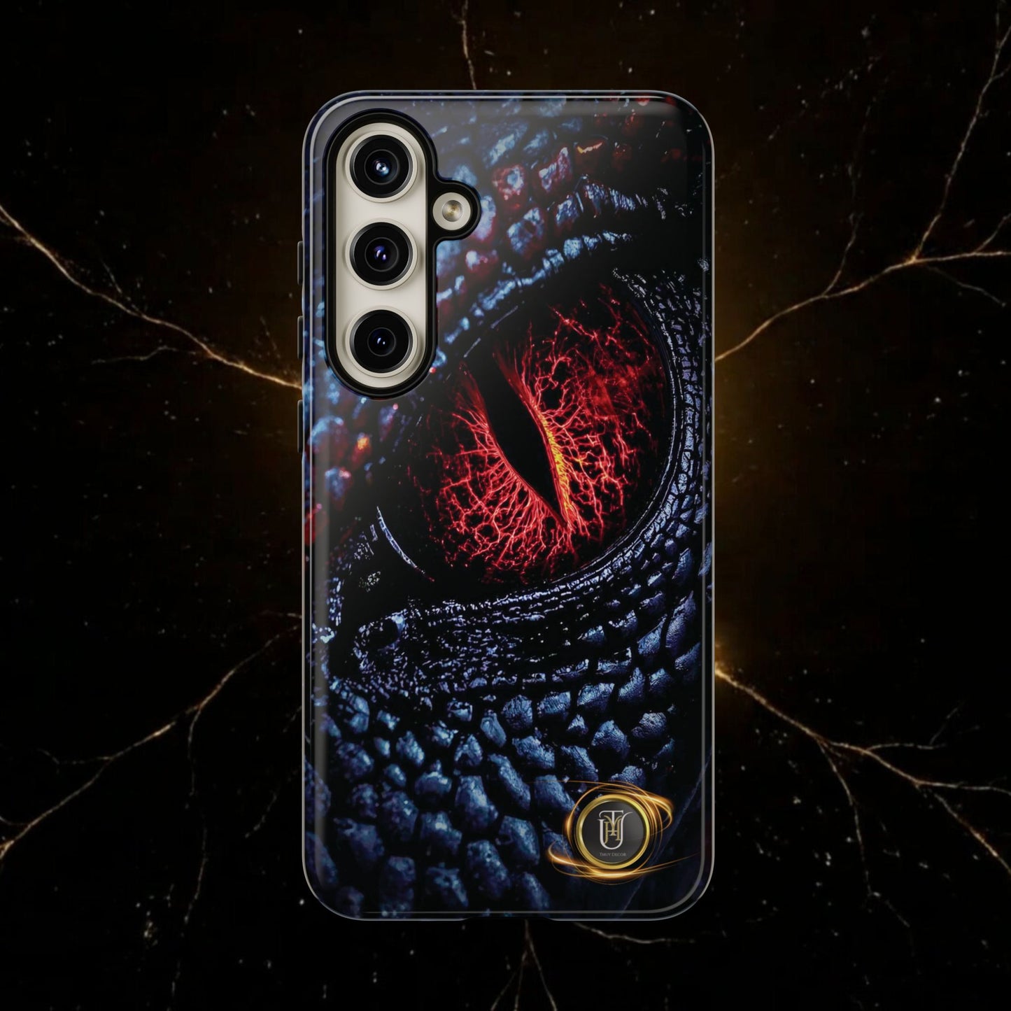 Evil Dragon Eye Phone Case — 'It Looks at You' Protective Cover