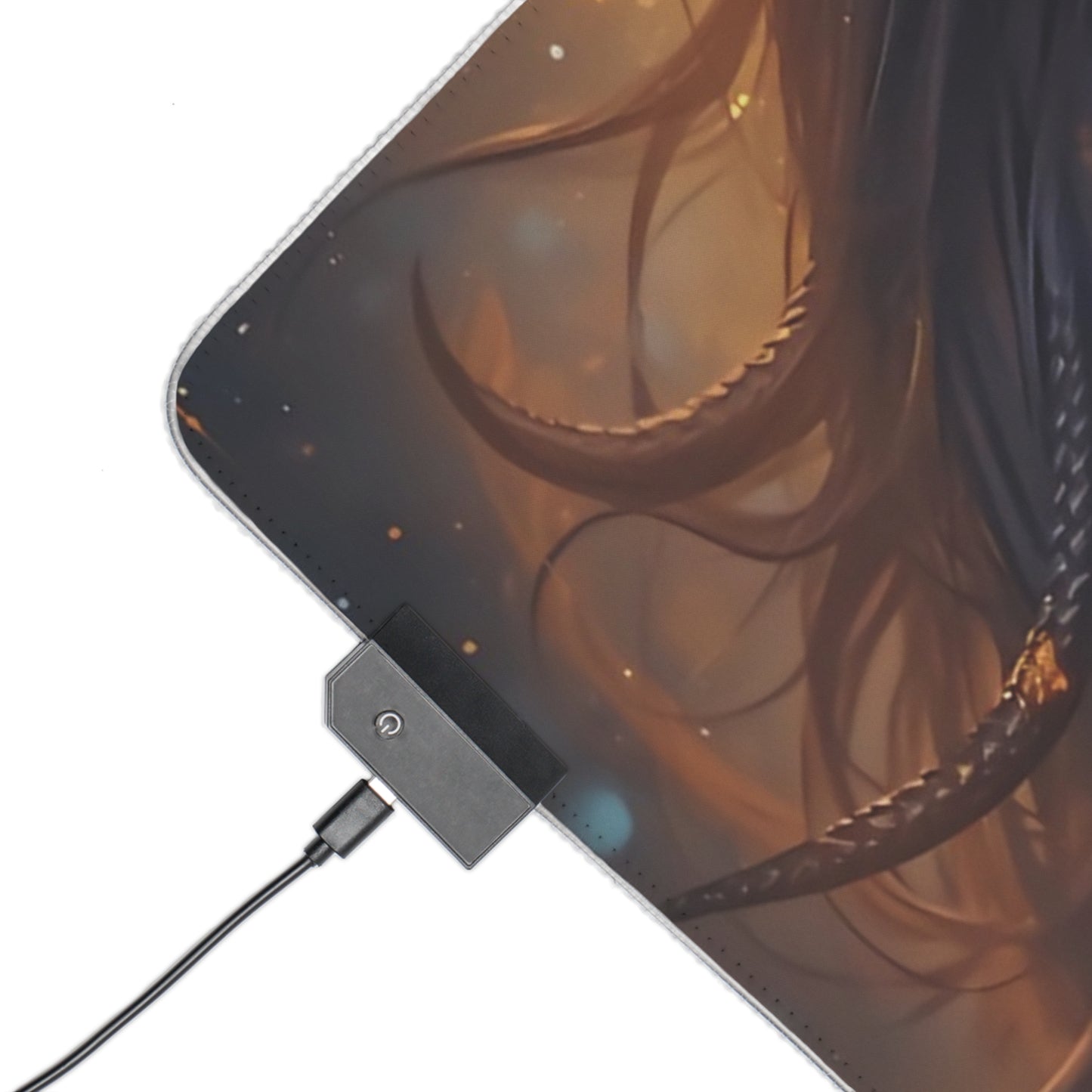 Lady Dragon & Ox Lunar Zodiacs LED Gaming Mouse Pad