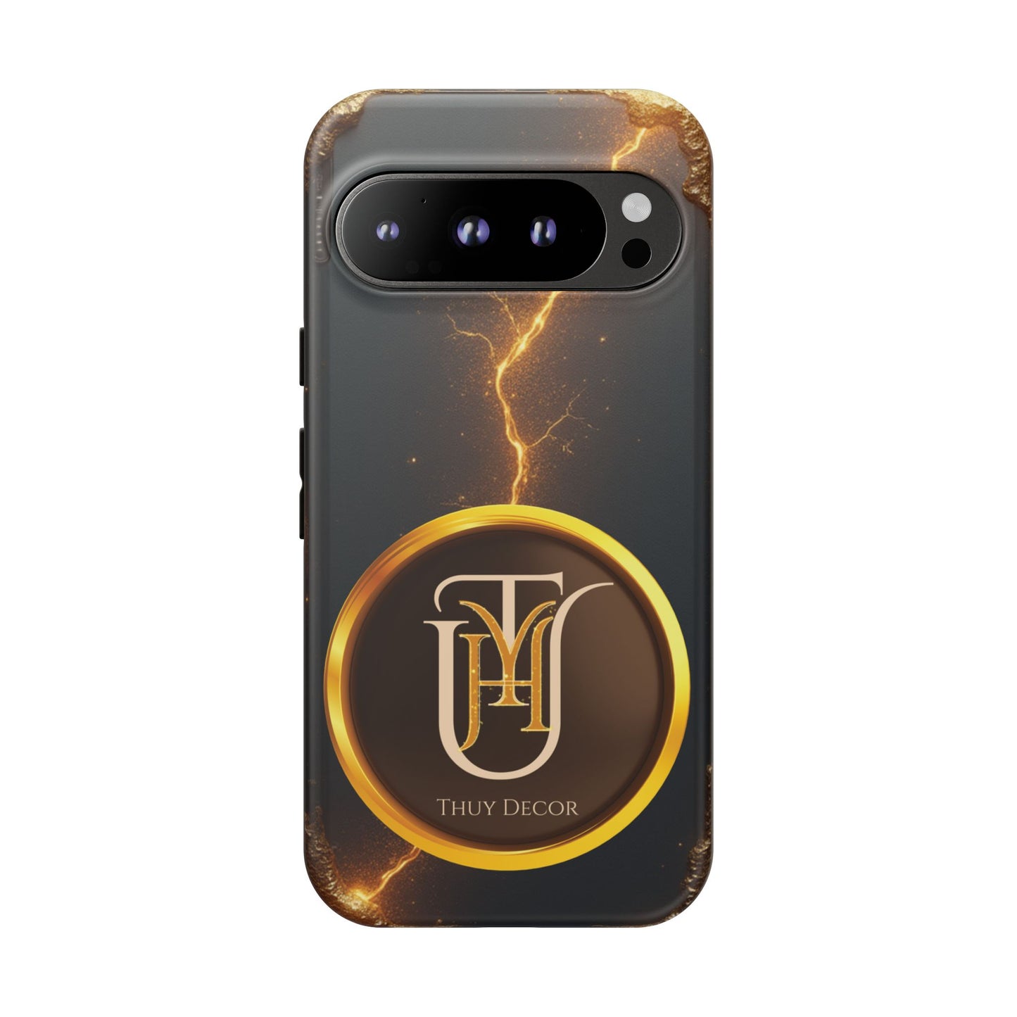 Black & Gold Luxurious Thuy Decor Brand Cover Phone Case