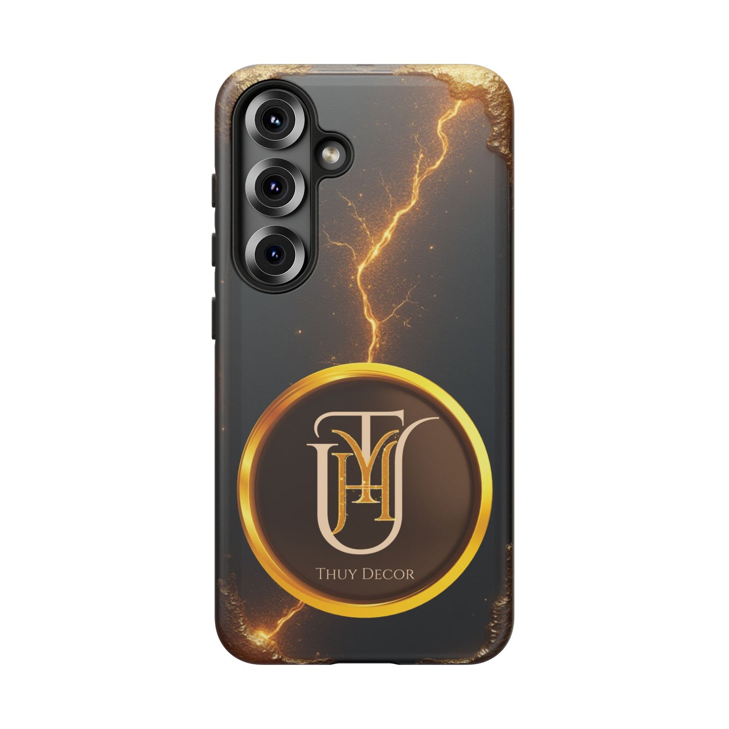 Black & Gold Luxurious Thuy Decor Brand Cover Phone Case