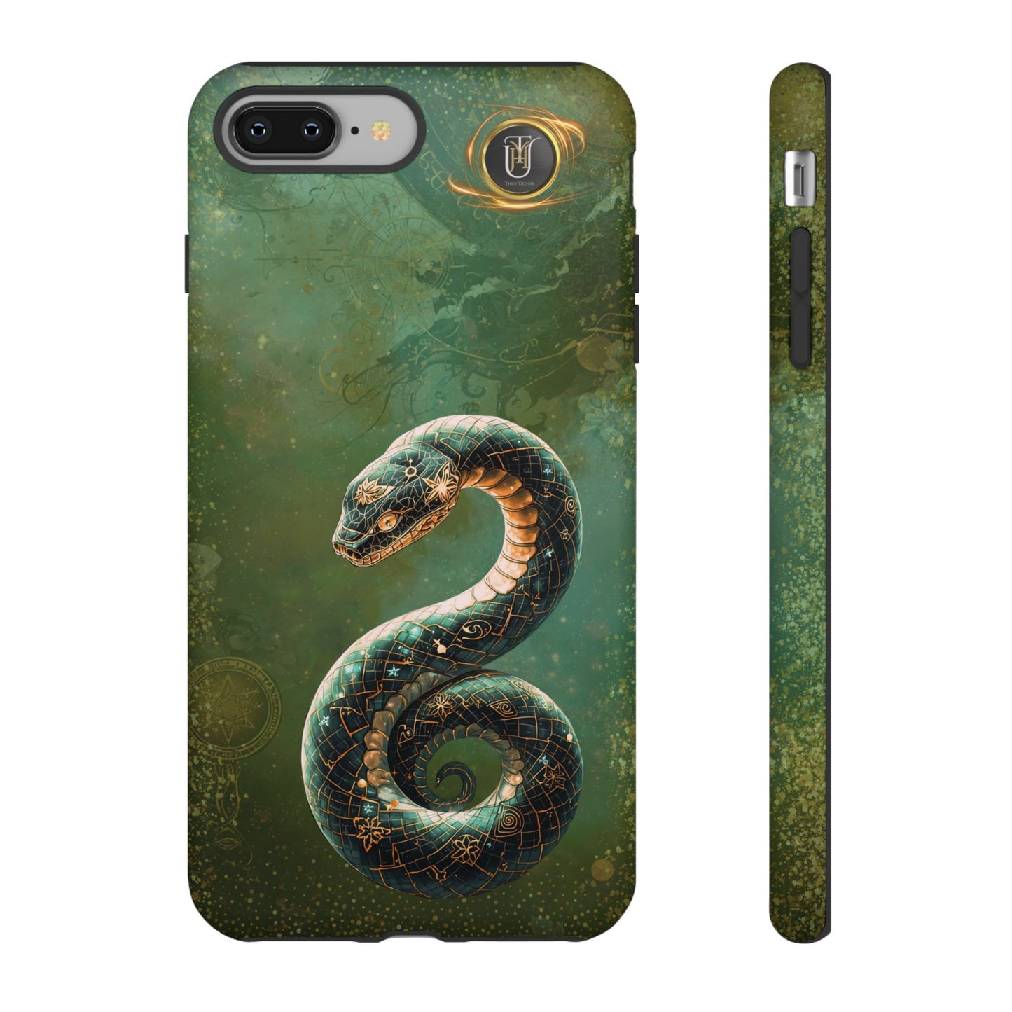 Lunar Snake Phone Case — Eternity Serpent Design