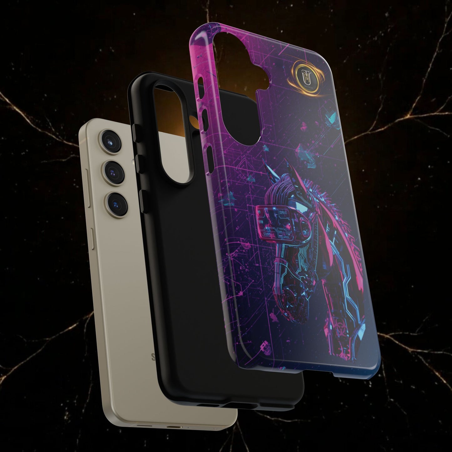 Cyber Lunar Horse Tough Case — Quantum P Phone Cover