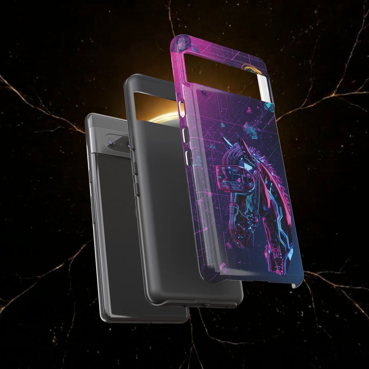Cyber Lunar Horse Tough Case — Quantum P Phone Cover