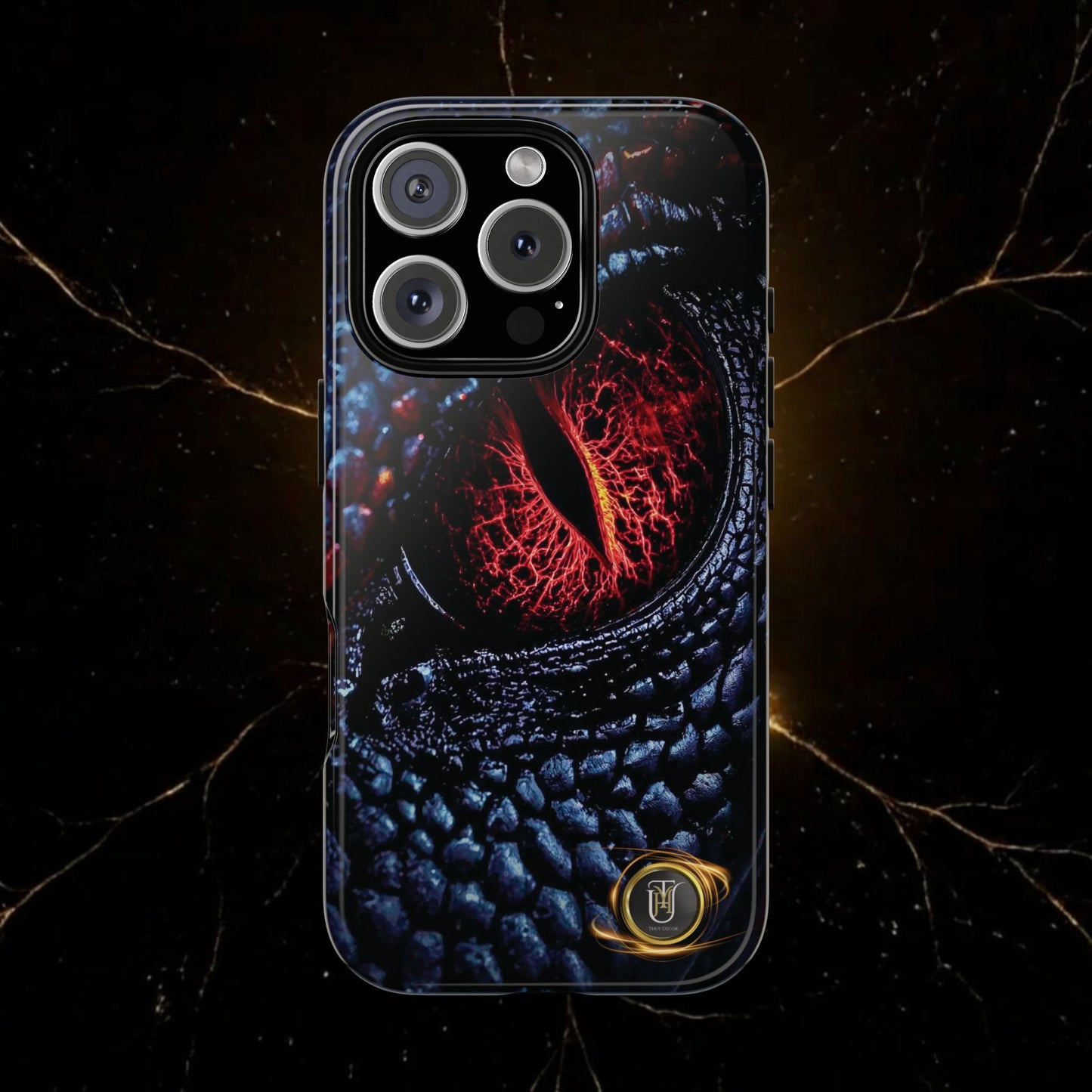 Evil Dragon Eye Phone Case — 'It Looks at You' Protective Cover