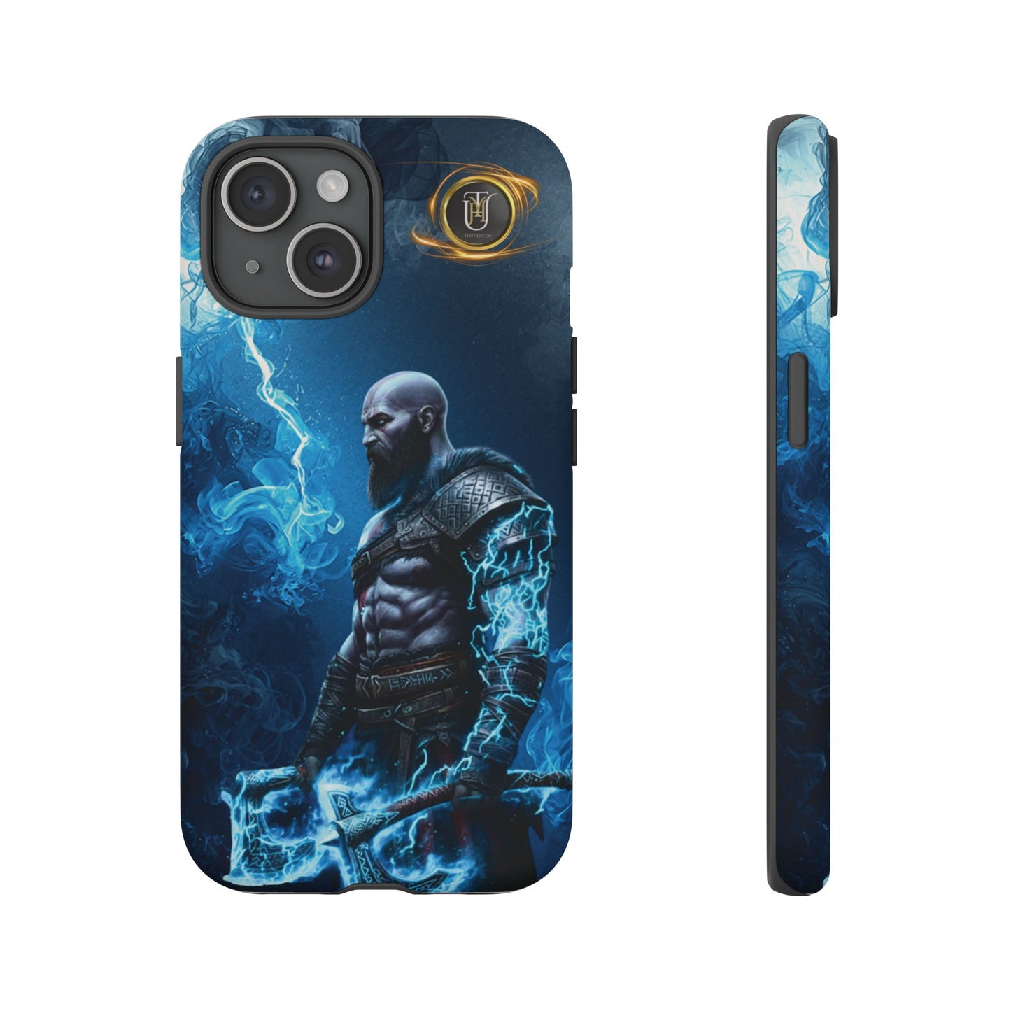 Norse Warrior Phone Case — Viking Shield & Helmet Tough Cover