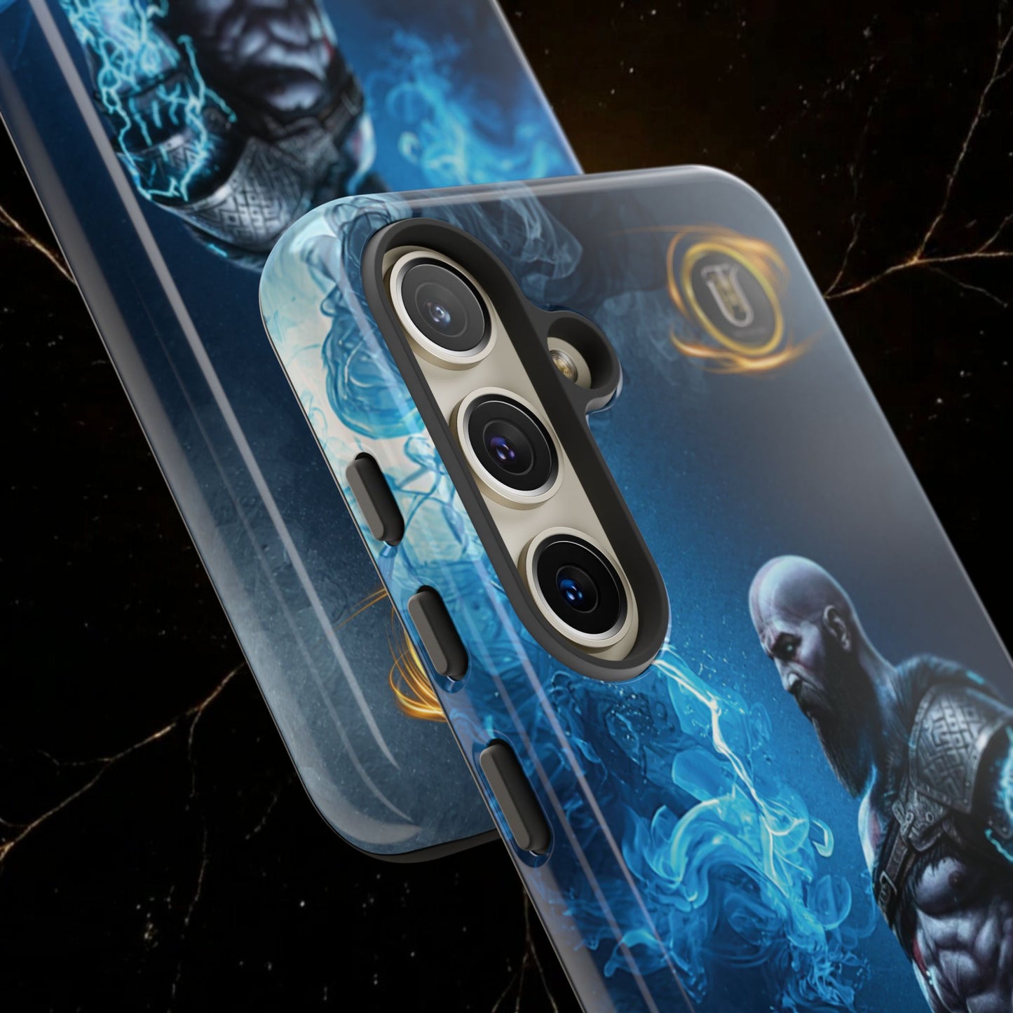 Norse Warrior Phone Case — Viking Shield & Helmet Tough Cover