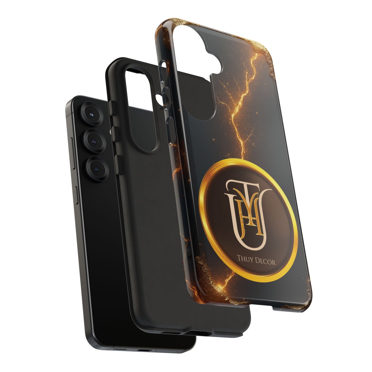 Black & Gold Luxurious Thuy Decor Brand Cover Phone Case