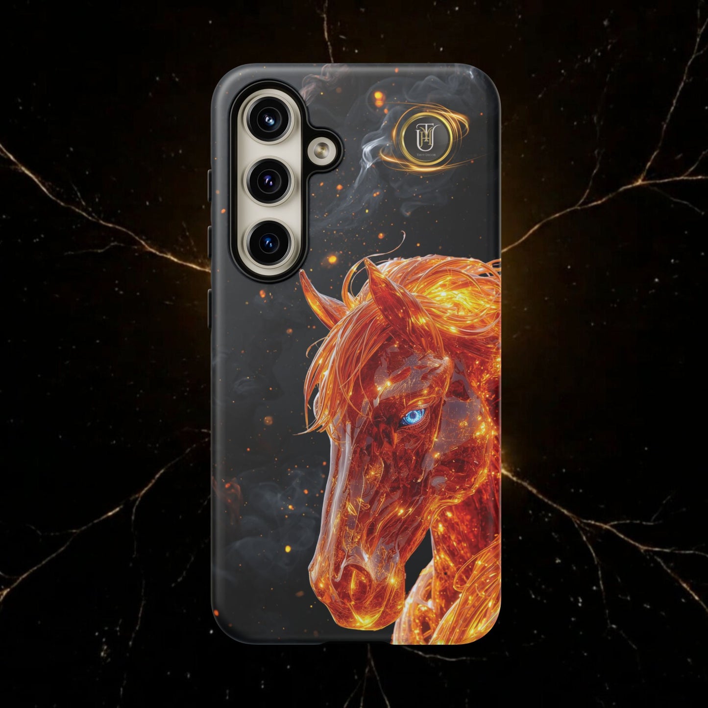Lunar Horse 2026 Phone Case — Fiery Lucky Charm