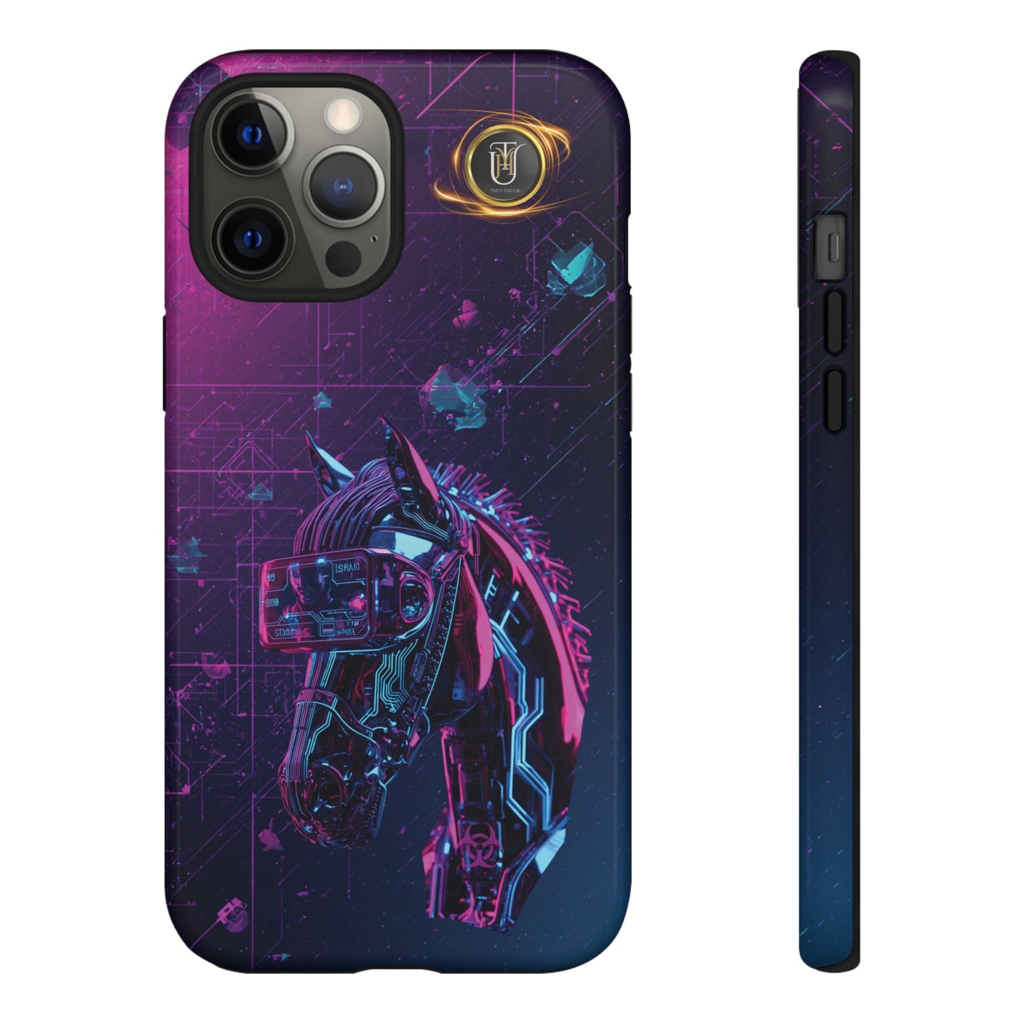 Cyber Lunar Horse Tough Case — Quantum P Phone Cover