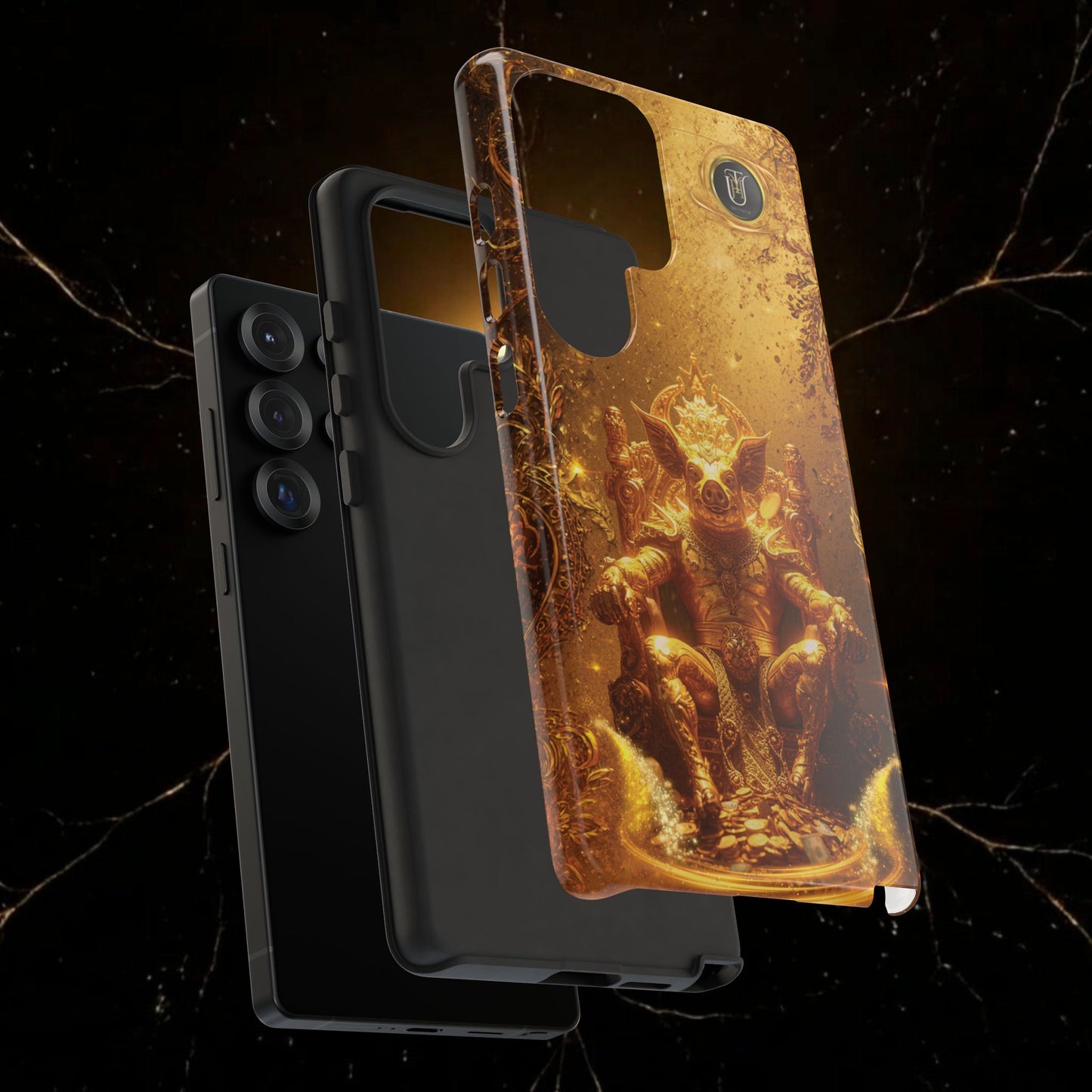Lunar Pig Zodiac Phone Case — Fortune Totem for Wealth & Protection