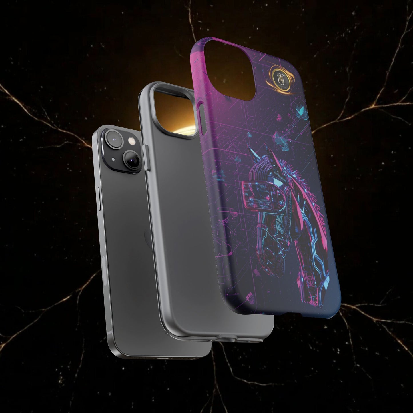 Cyber Lunar Horse Tough Case — Quantum P Phone Cover
