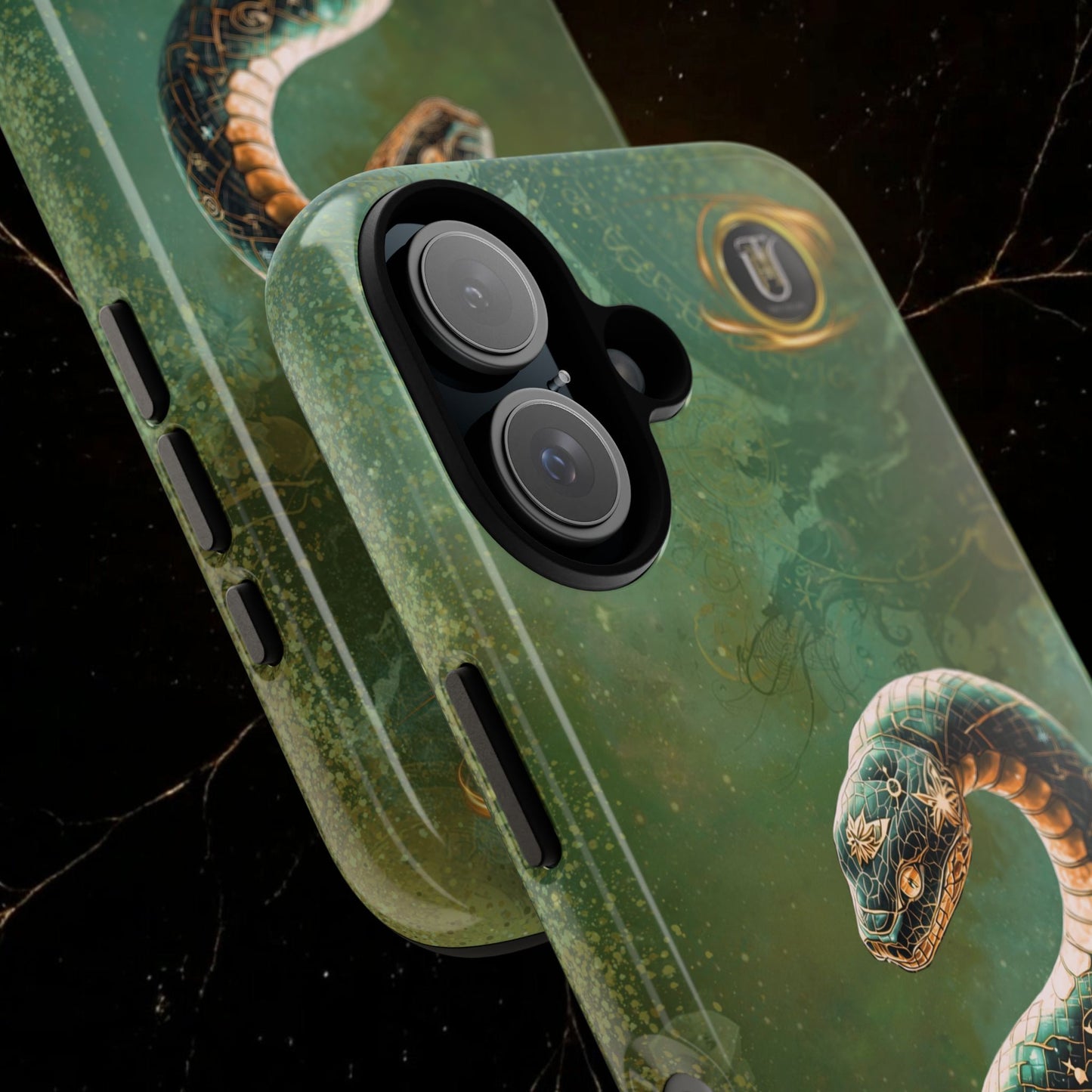 Lunar Snake Phone Case — Eternity Serpent Design