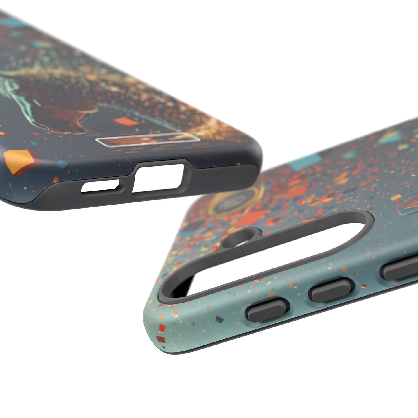 Glitched Lunar Horse Phone Case — Gamer Lucky Totem