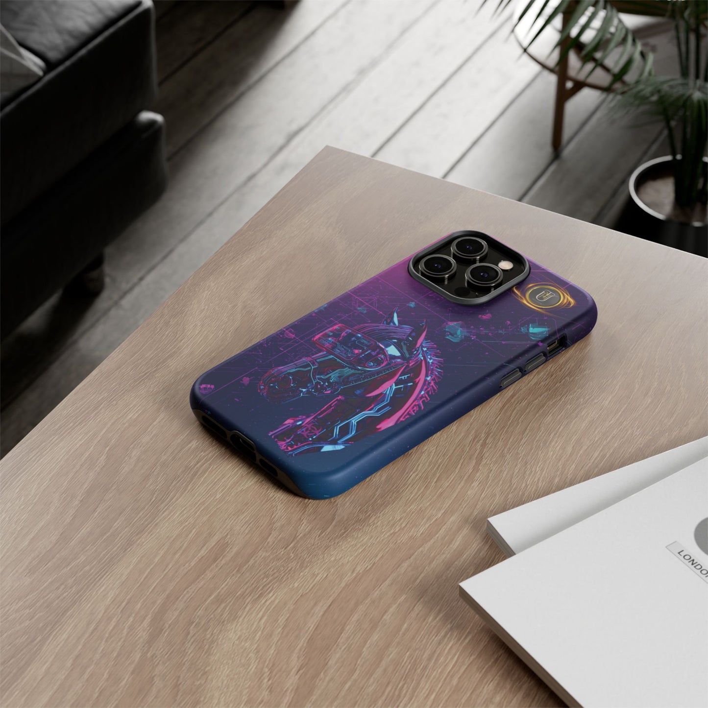 Cyber Lunar Horse Tough Case — Quantum P Phone Cover