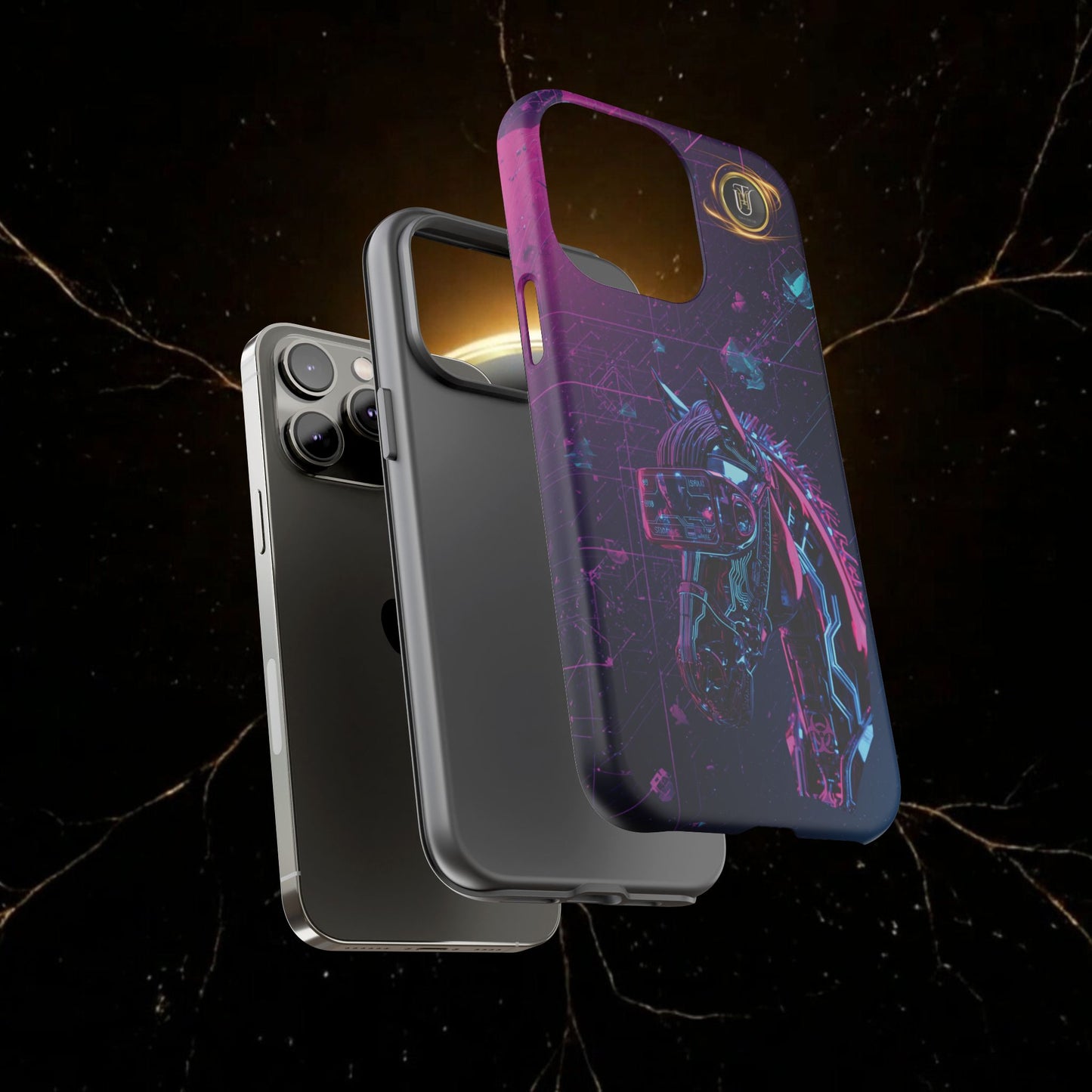 Cyber Lunar Horse Tough Case — Quantum P Phone Cover