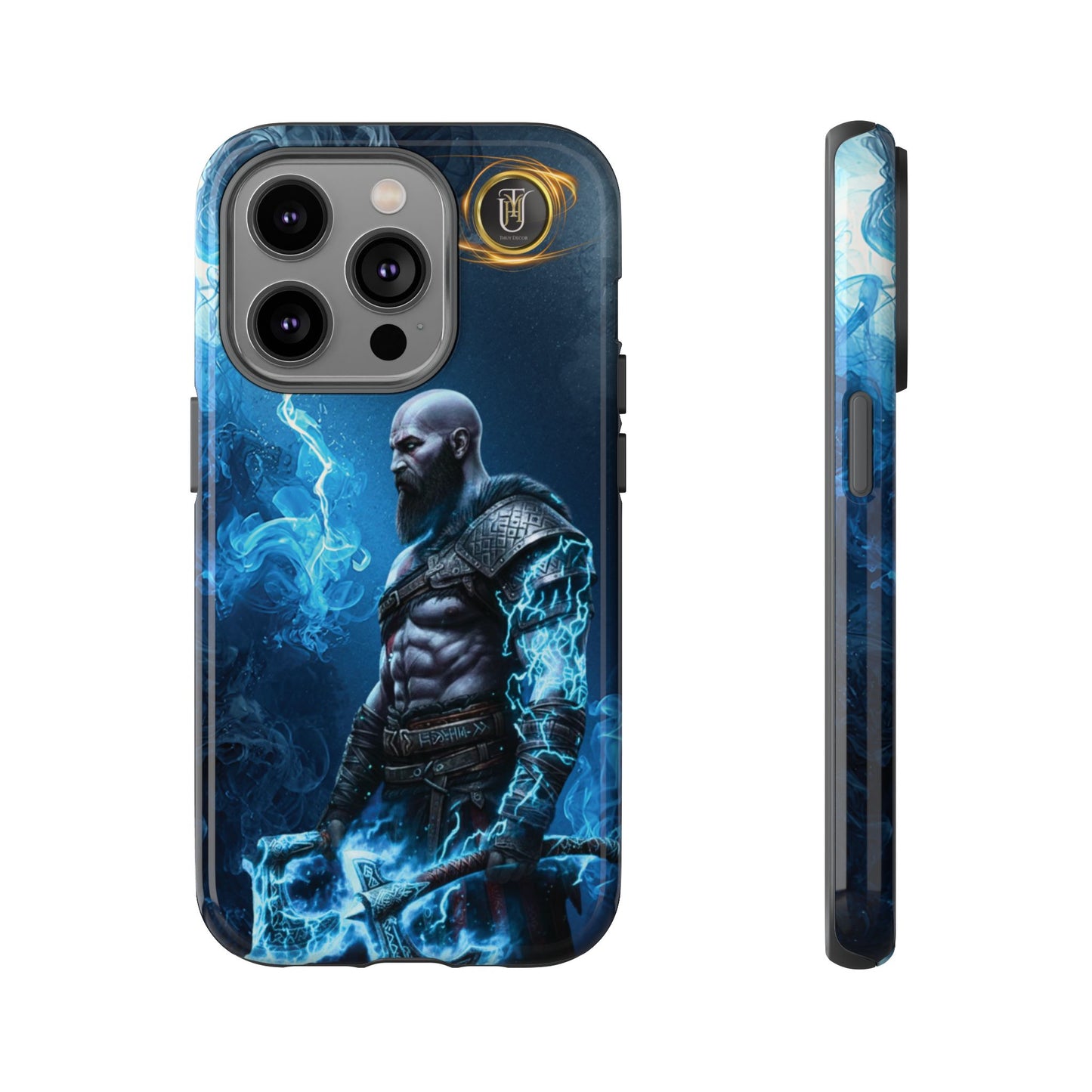 Norse Warrior Phone Case — Viking Shield & Helmet Tough Cover