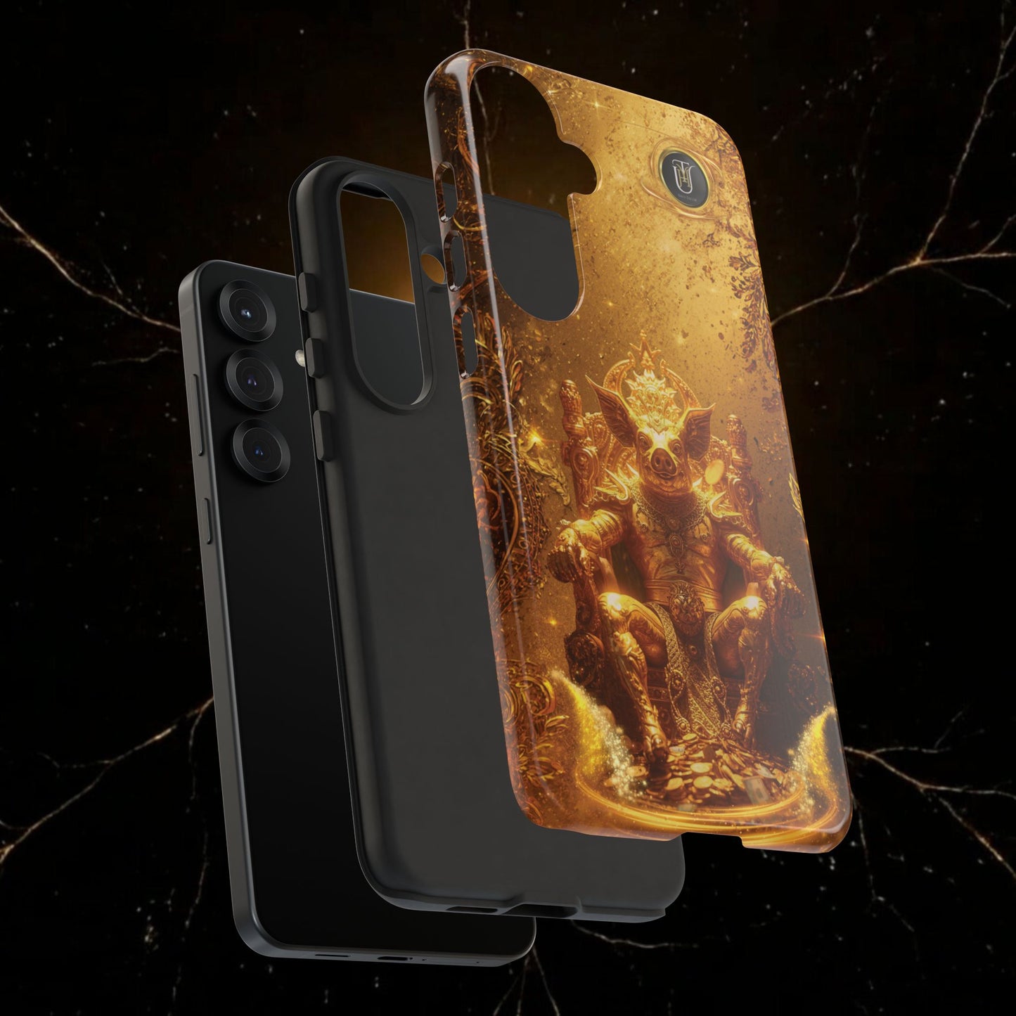 Lunar Pig Zodiac Phone Case — Fortune Totem for Wealth & Protection
