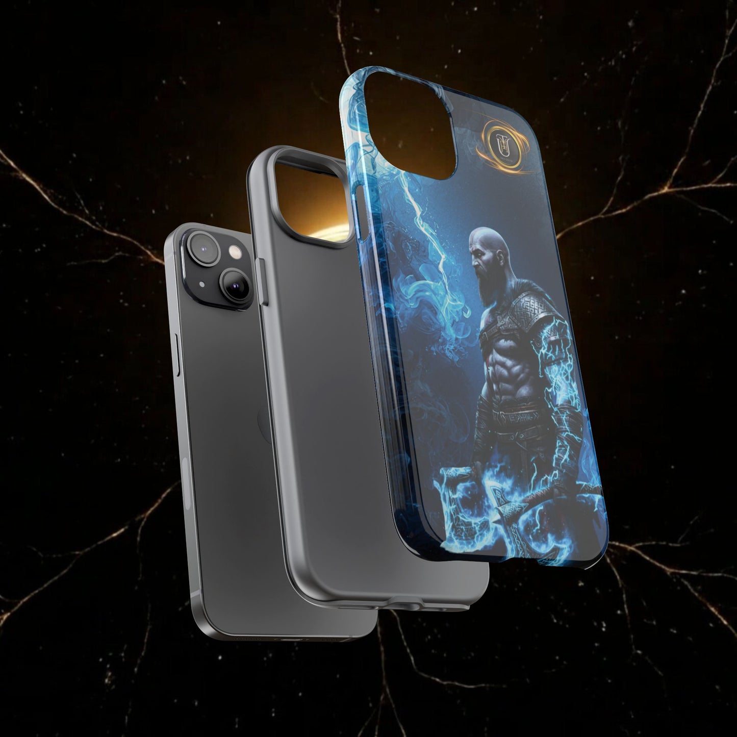 Norse Warrior Phone Case — Viking Shield & Helmet Tough Cover