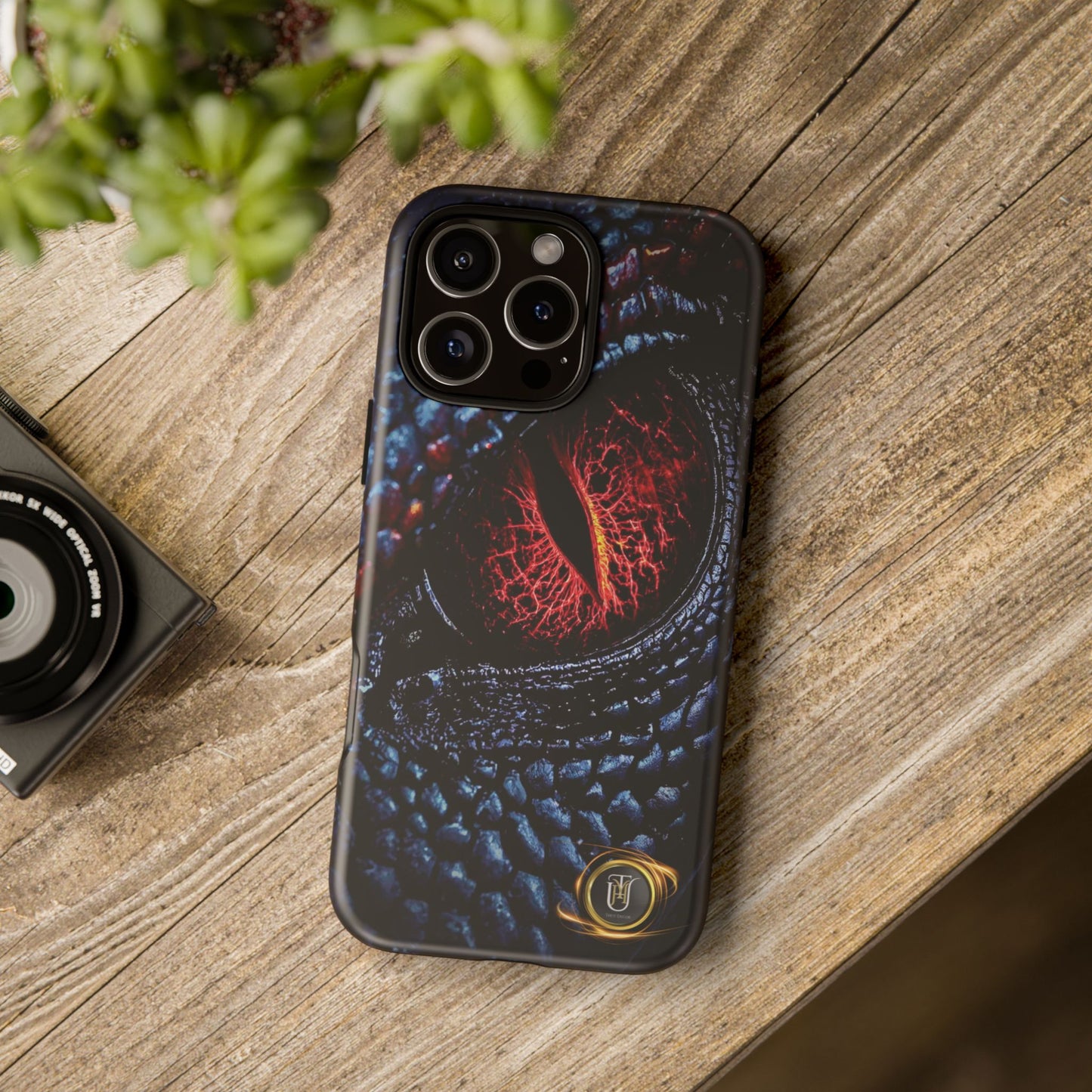 Evil Dragon Eye Phone Case — 'It Looks at You' Protective Cover