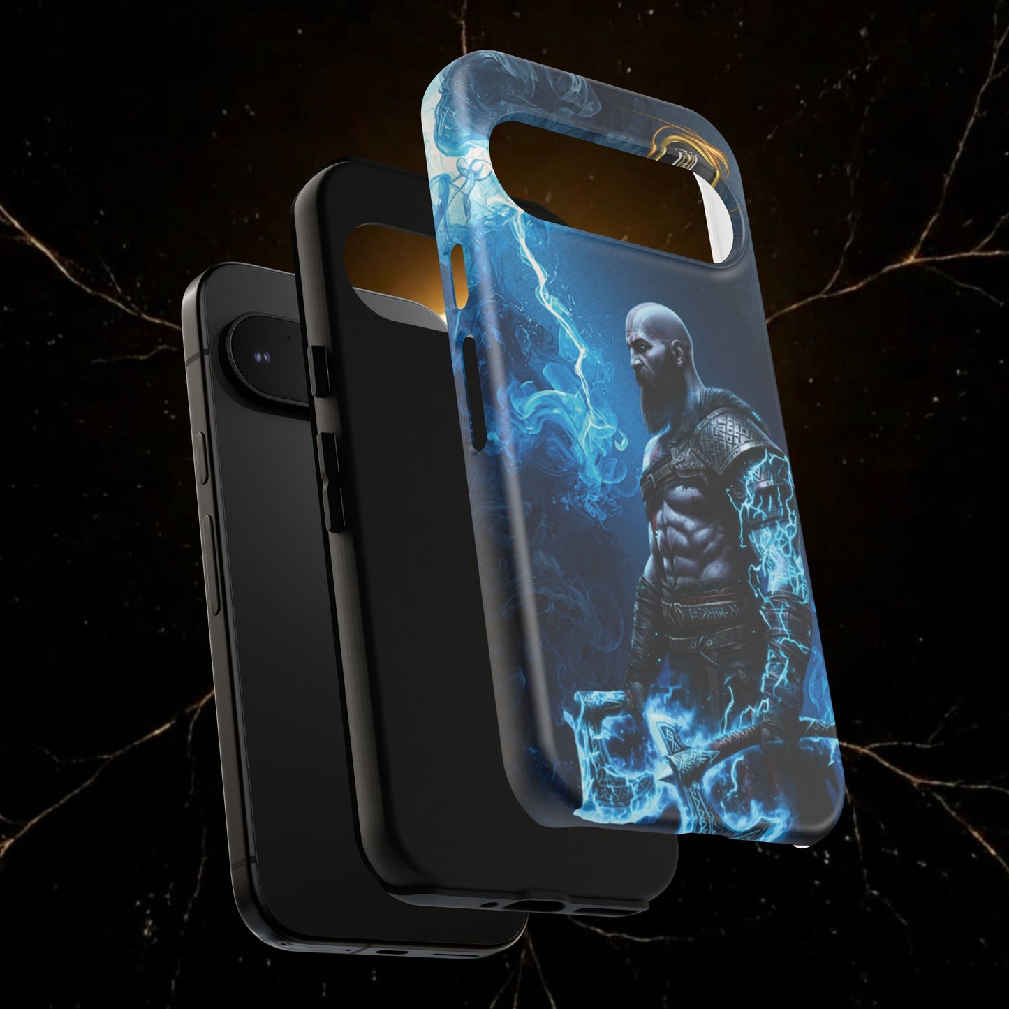 Norse Warrior Phone Case — Viking Shield & Helmet Tough Cover