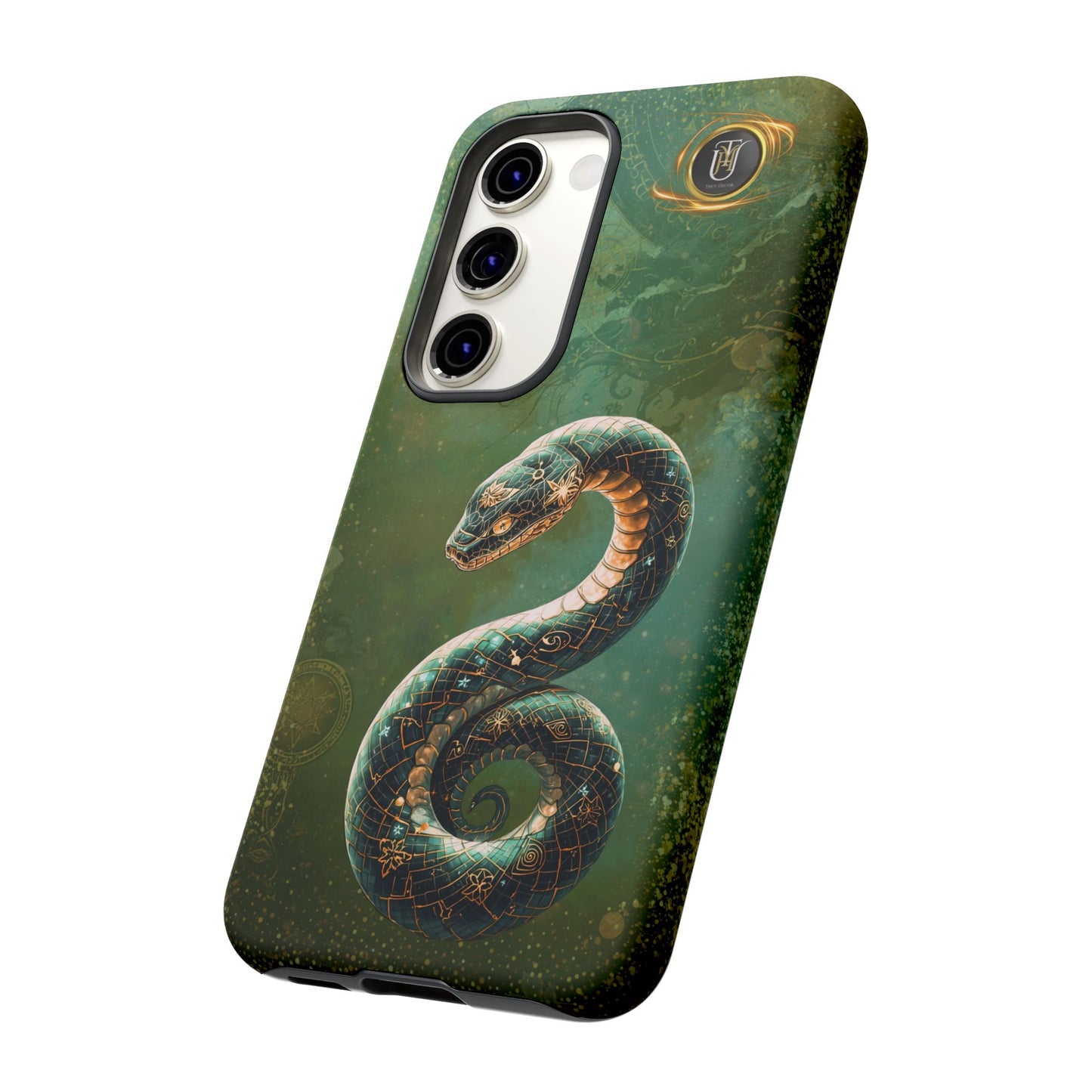Lunar Snake Phone Case — Eternity Serpent Design
