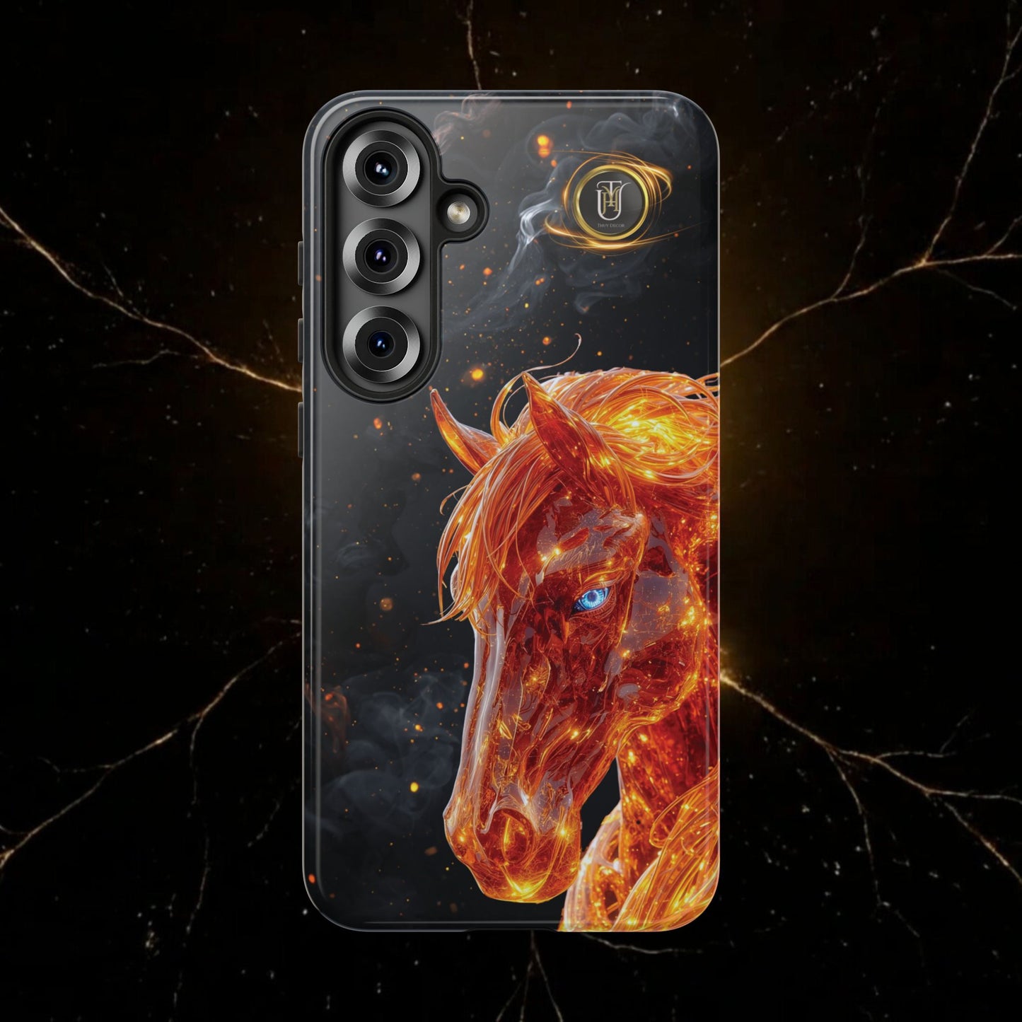 Lunar Horse 2026 Phone Case — Fiery Lucky Charm