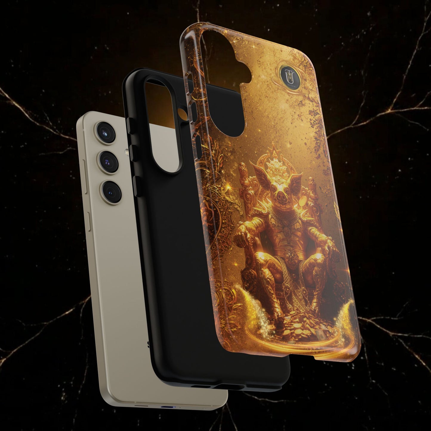 Lunar Pig Zodiac Phone Case — Fortune Totem for Wealth & Protection