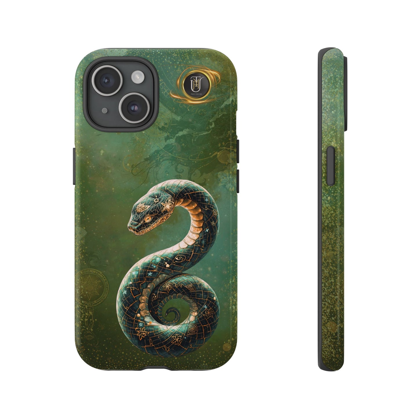 Lunar Snake Phone Case — Eternity Serpent Design