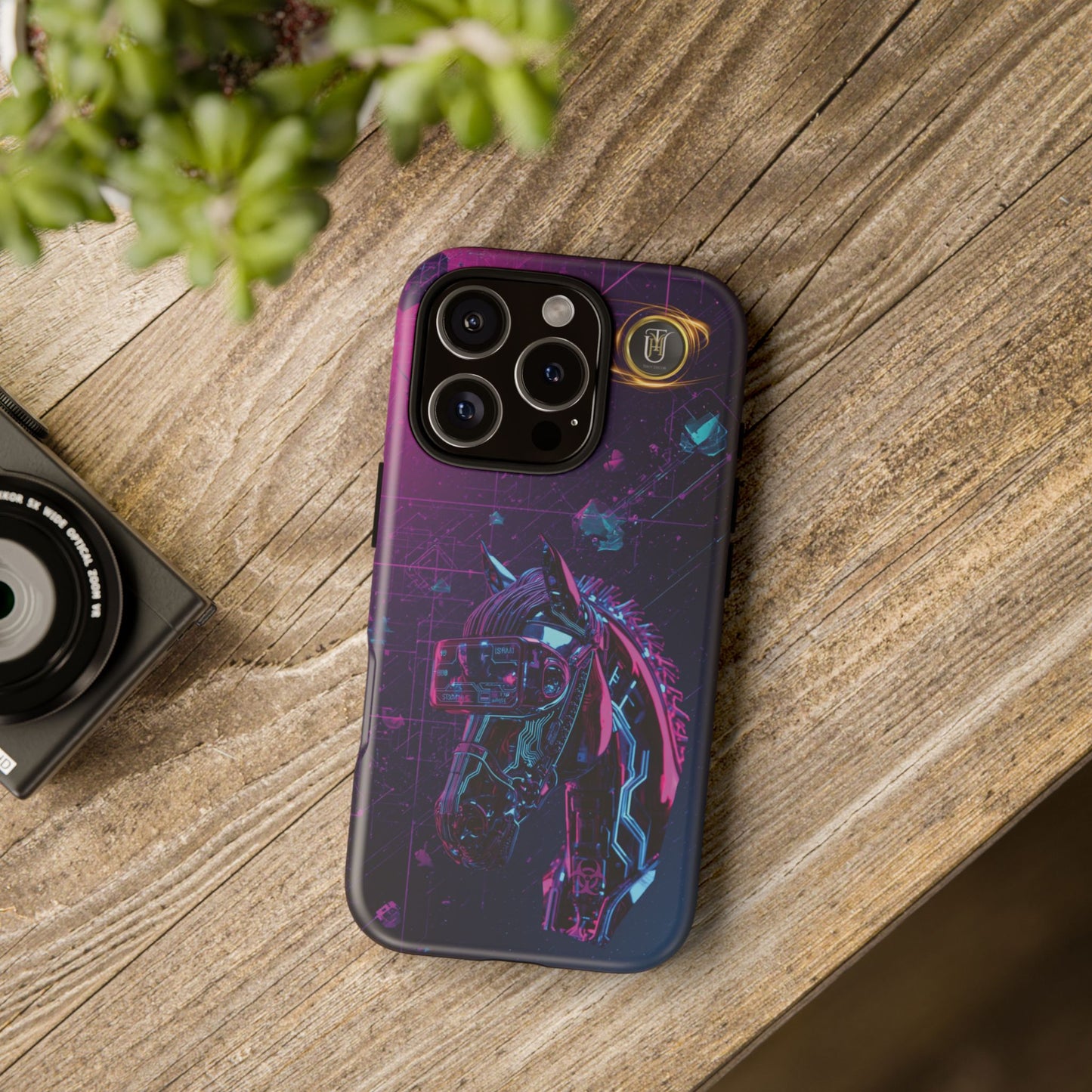Cyber Lunar Horse Tough Case — Quantum P Phone Cover