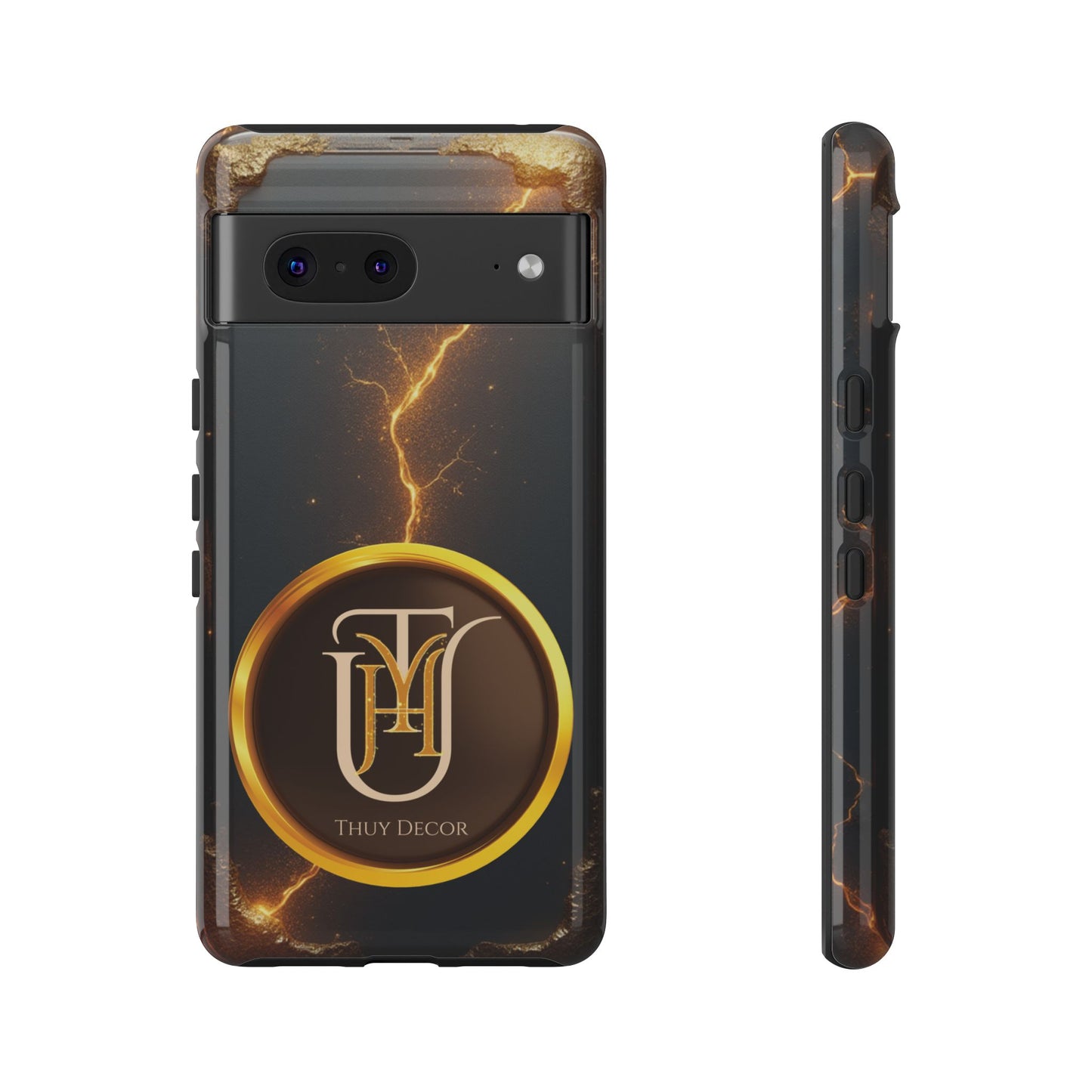 Black & Gold Luxurious Thuy Decor Brand Cover Phone Case