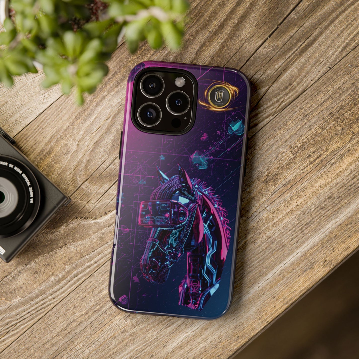 Cyber Lunar Horse Tough Case — Quantum P Phone Cover