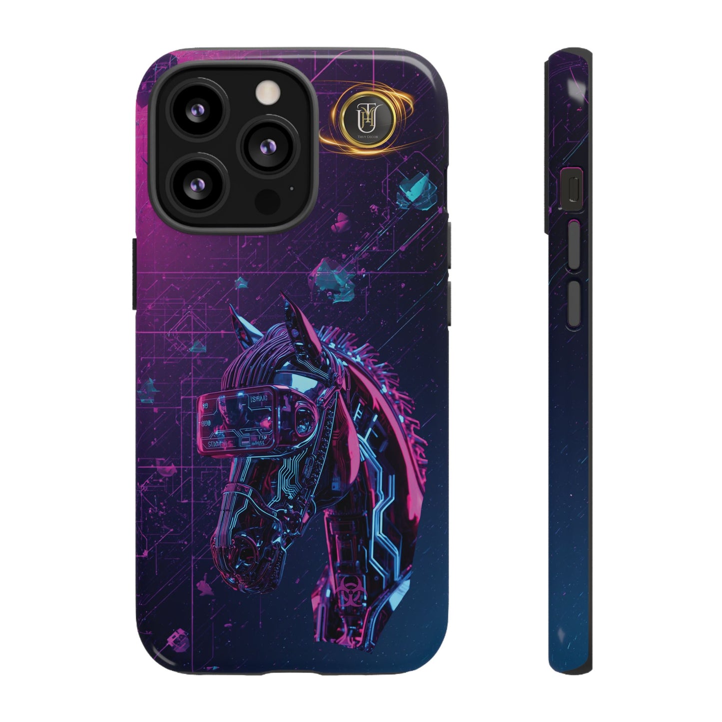 Cyber Lunar Horse Tough Case — Quantum P Phone Cover