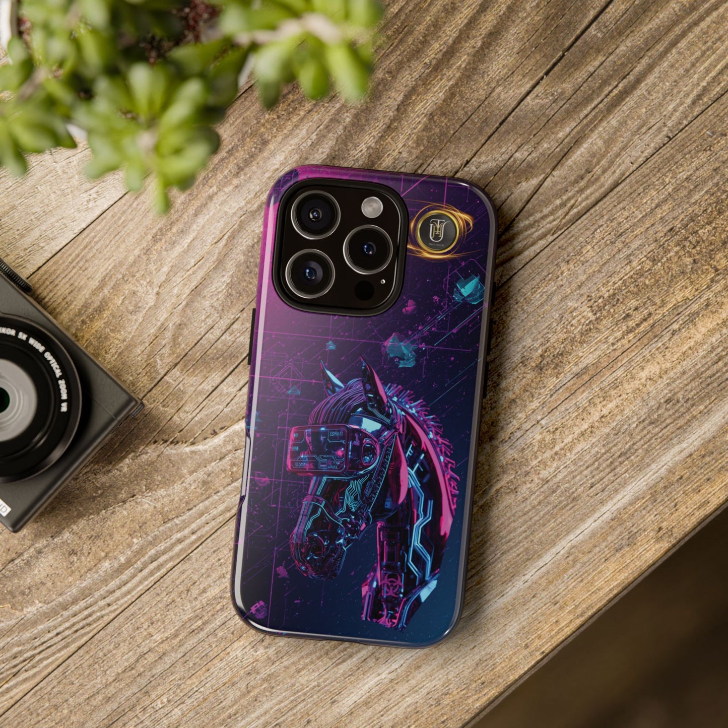 Cyber Lunar Horse Tough Case — Quantum P Phone Cover