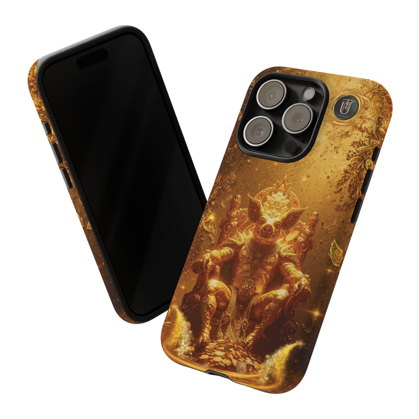 Lunar Pig Zodiac Phone Case — Fortune Totem for Wealth & Protection