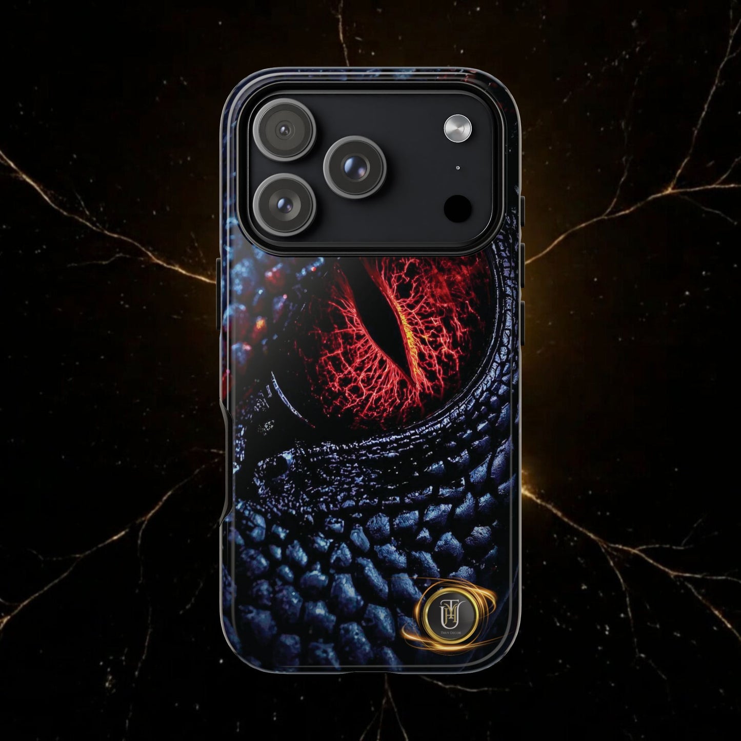 Evil Dragon Eye Phone Case — 'It Looks at You' Protective Cover