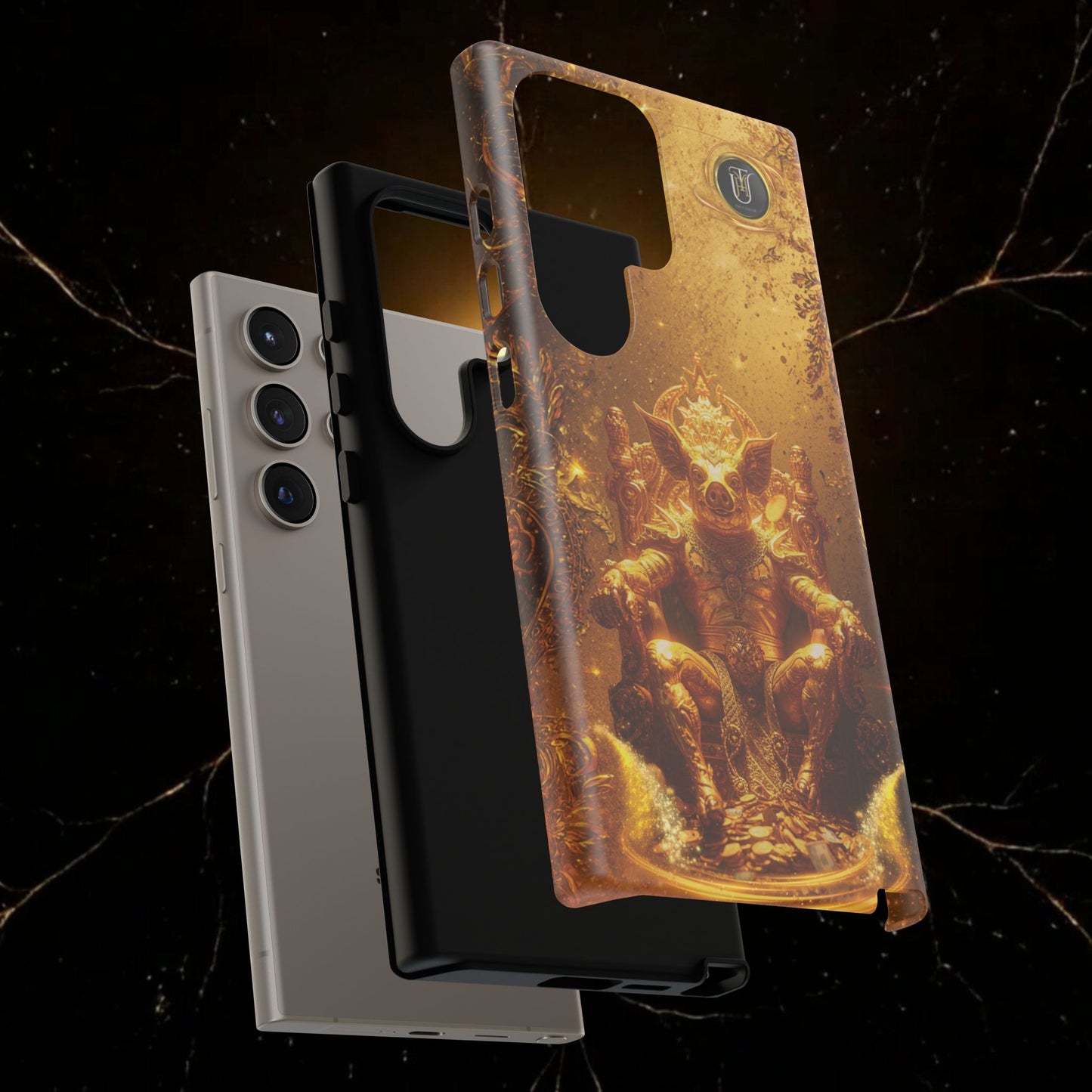 Lunar Pig Zodiac Phone Case — Fortune Totem for Wealth & Protection