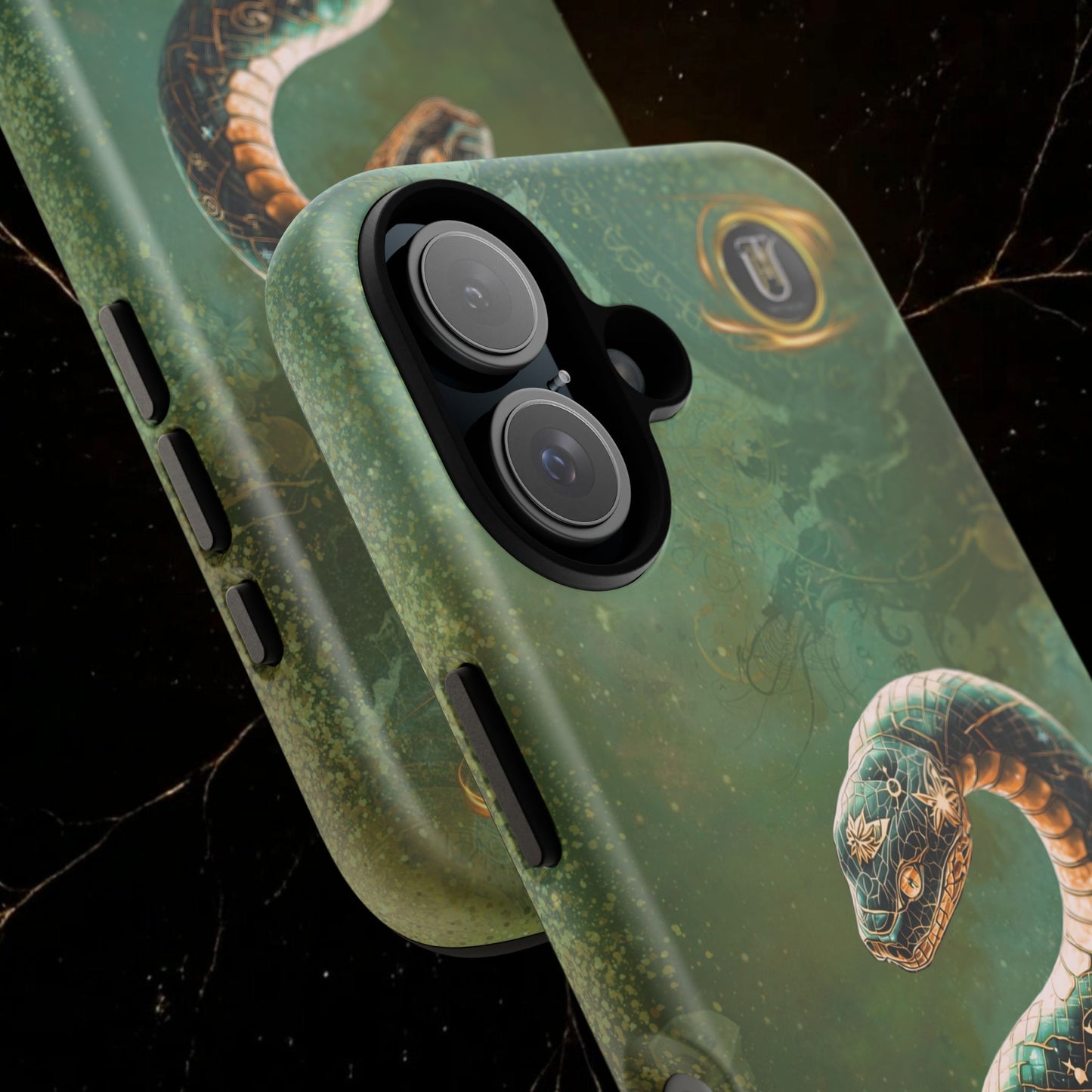 Lunar Snake Phone Case — Eternity Serpent Design