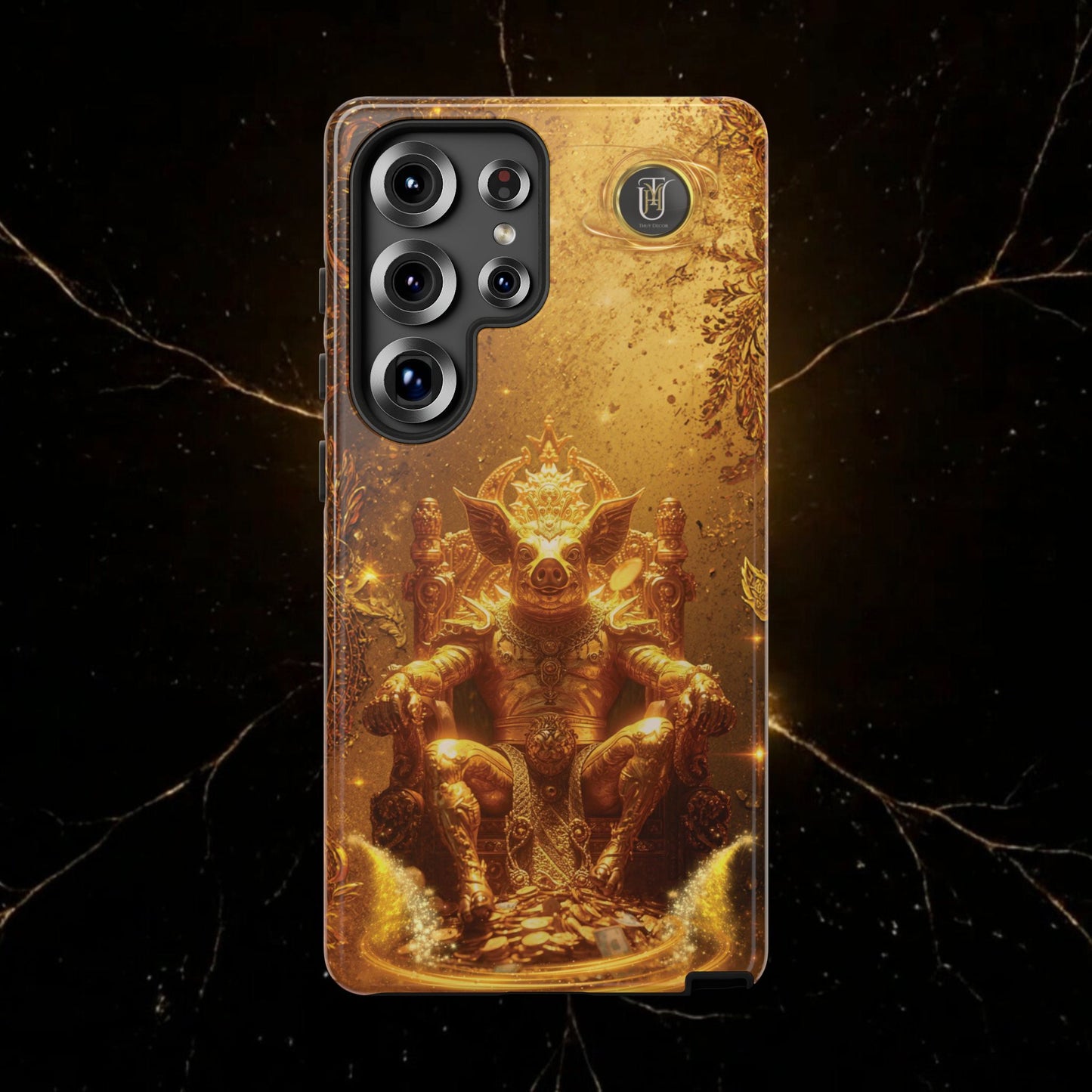 Lunar Pig Zodiac Phone Case — Fortune Totem for Wealth & Protection