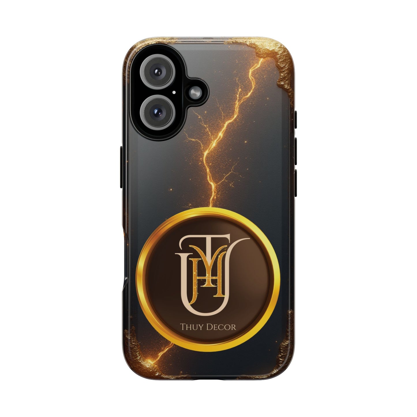 Black & Gold Luxurious Thuy Decor Brand Cover Phone Case