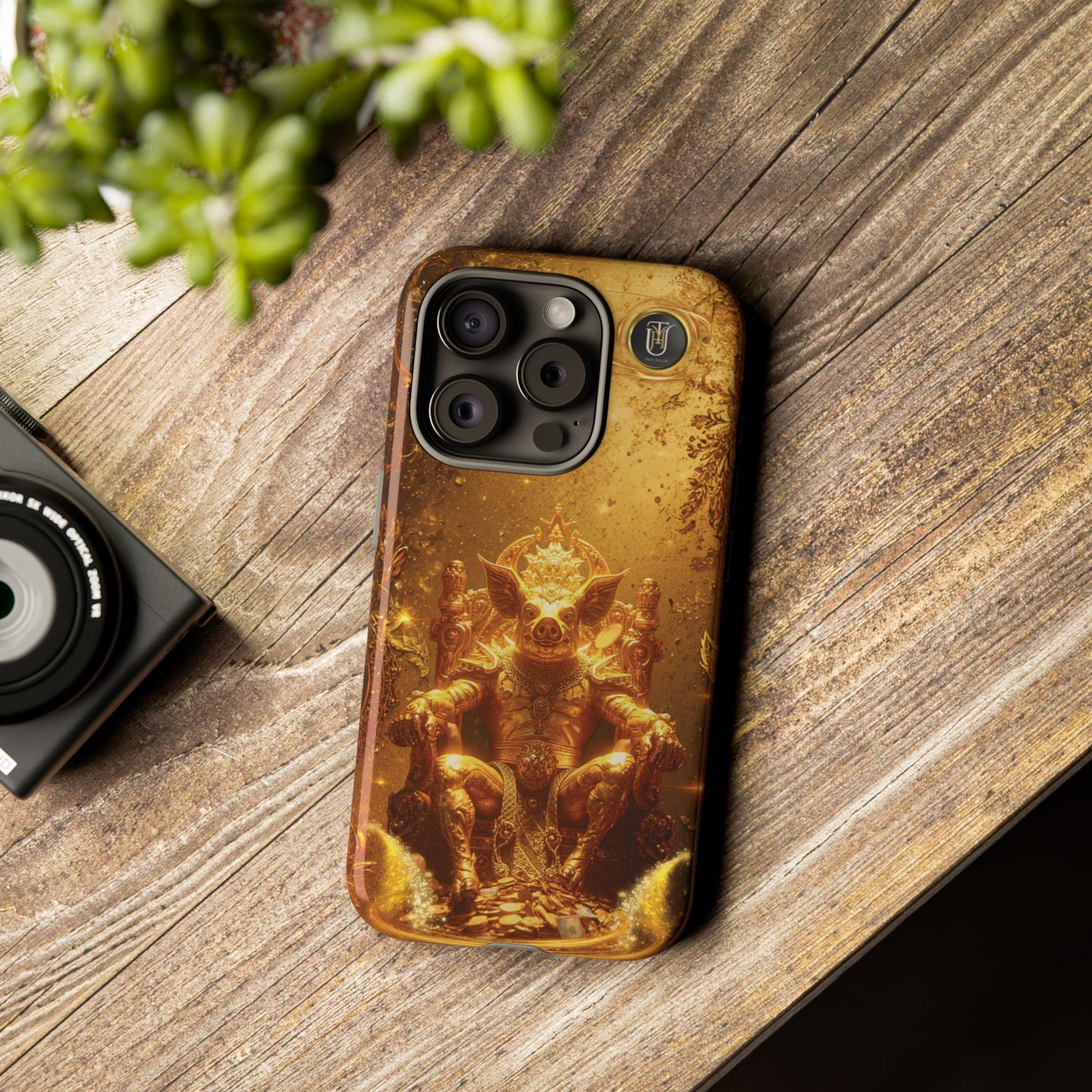 Lunar Pig Zodiac Phone Case — Fortune Totem for Wealth & Protection
