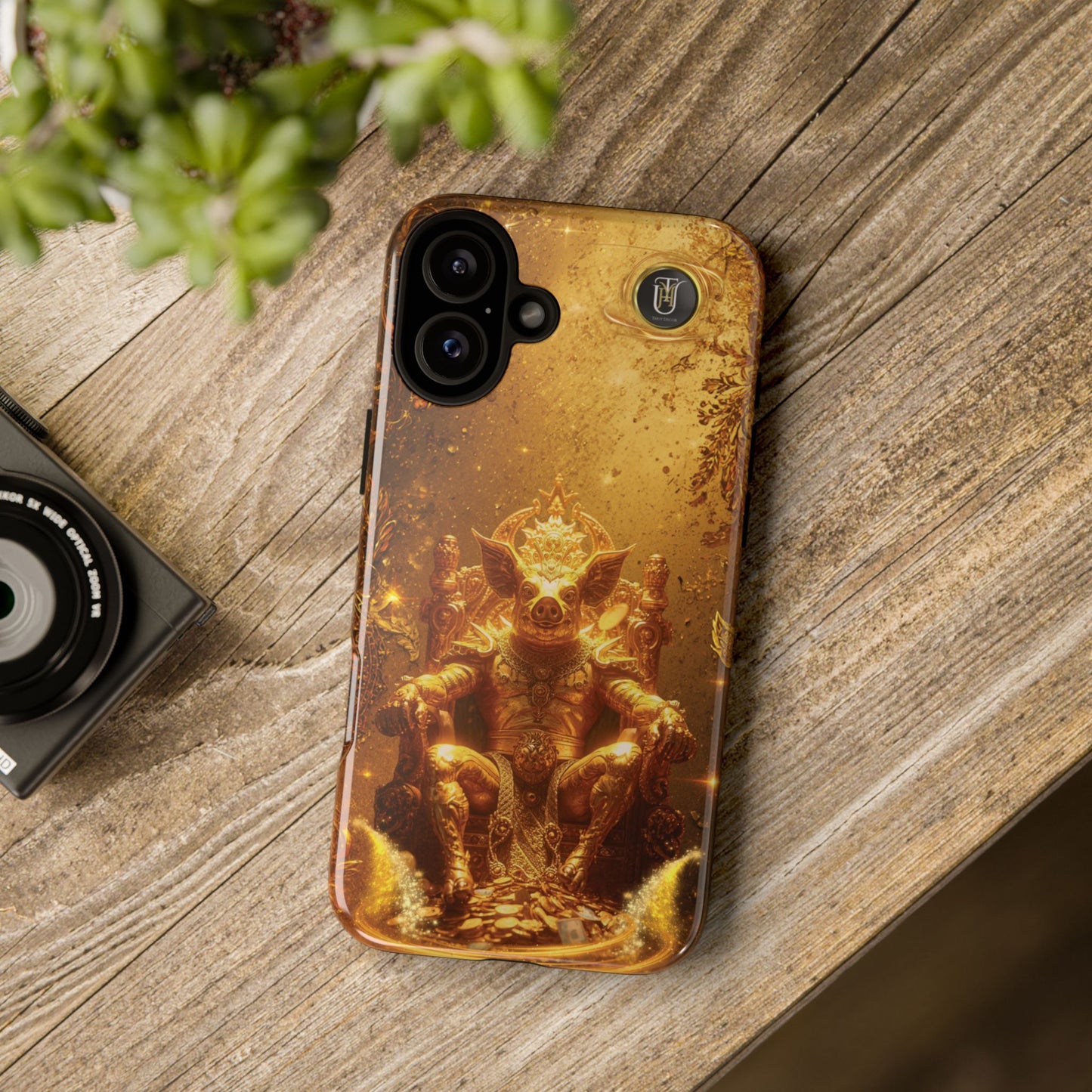 Lunar Pig Zodiac Phone Case — Fortune Totem for Wealth & Protection