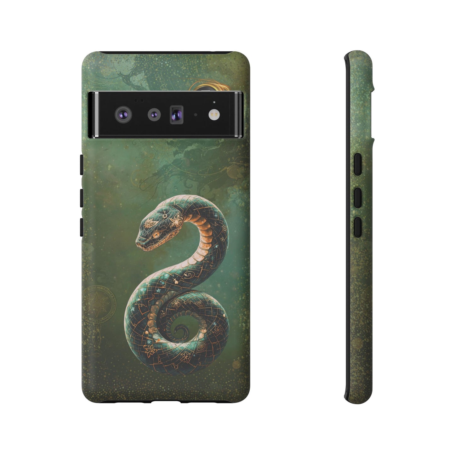 Lunar Snake Phone Case — Eternity Serpent Design