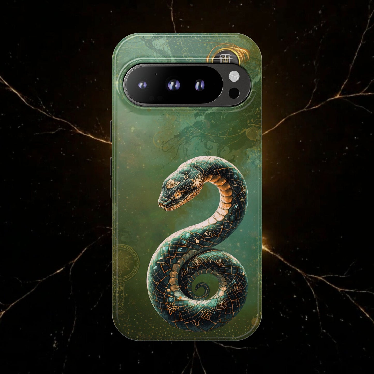 Lunar Snake Phone Case — Eternity Serpent Design