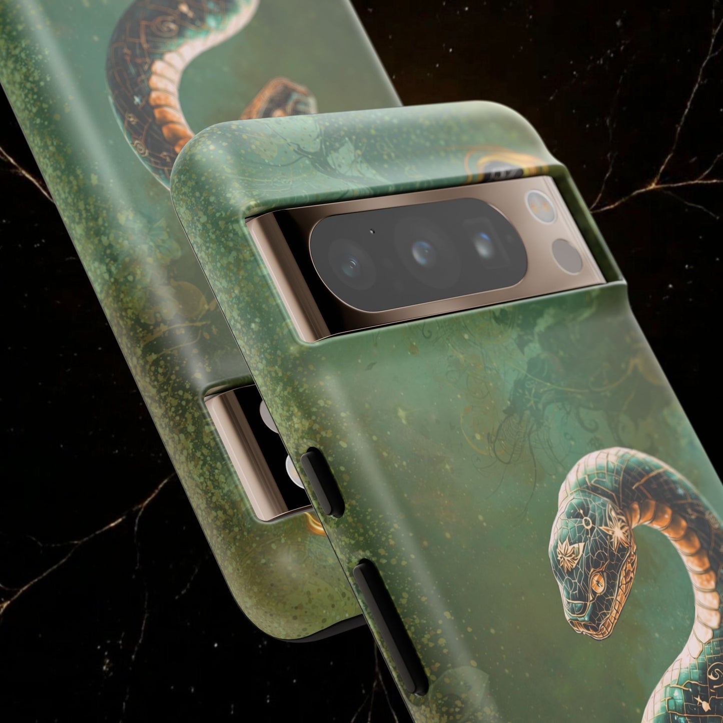 Lunar Snake Phone Case — Eternity Serpent Design