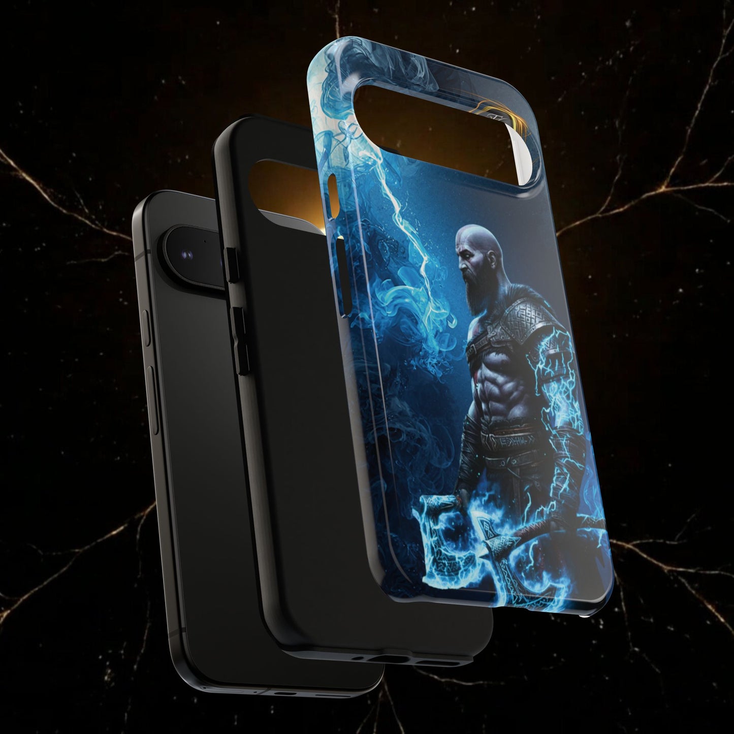 Norse Warrior Phone Case — Viking Shield & Helmet Tough Cover