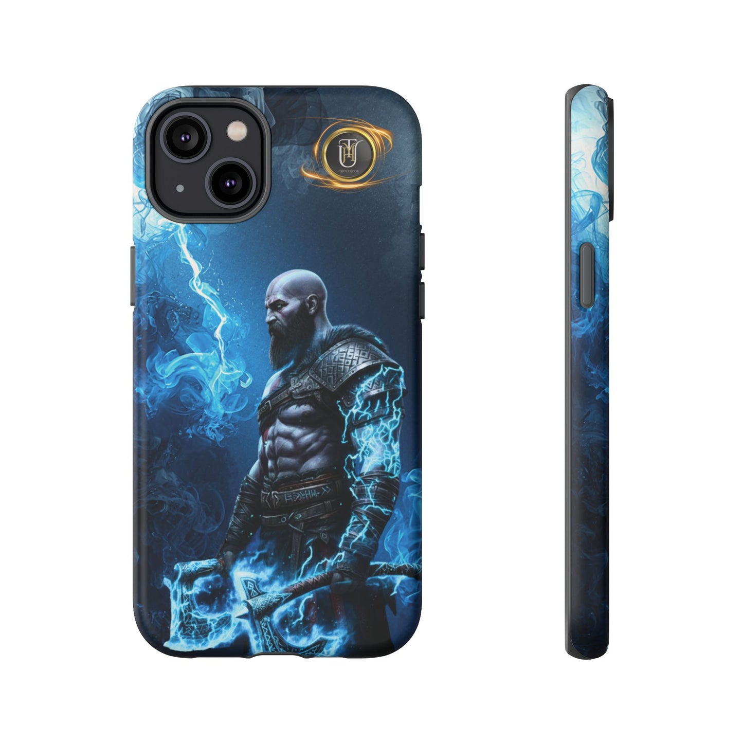 Norse Warrior Phone Case — Viking Shield & Helmet Tough Cover